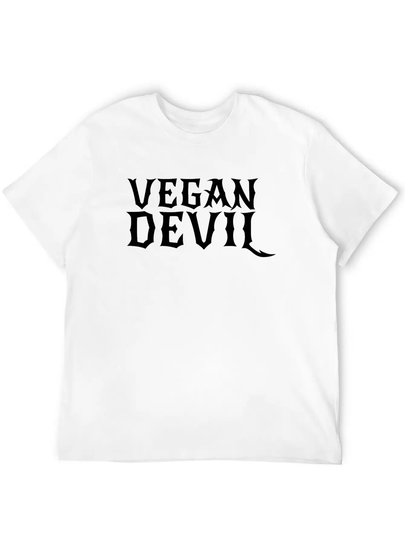 Vegan Devil Basic Graphic T-Shirt – Daily Comfort In Soft Cotton