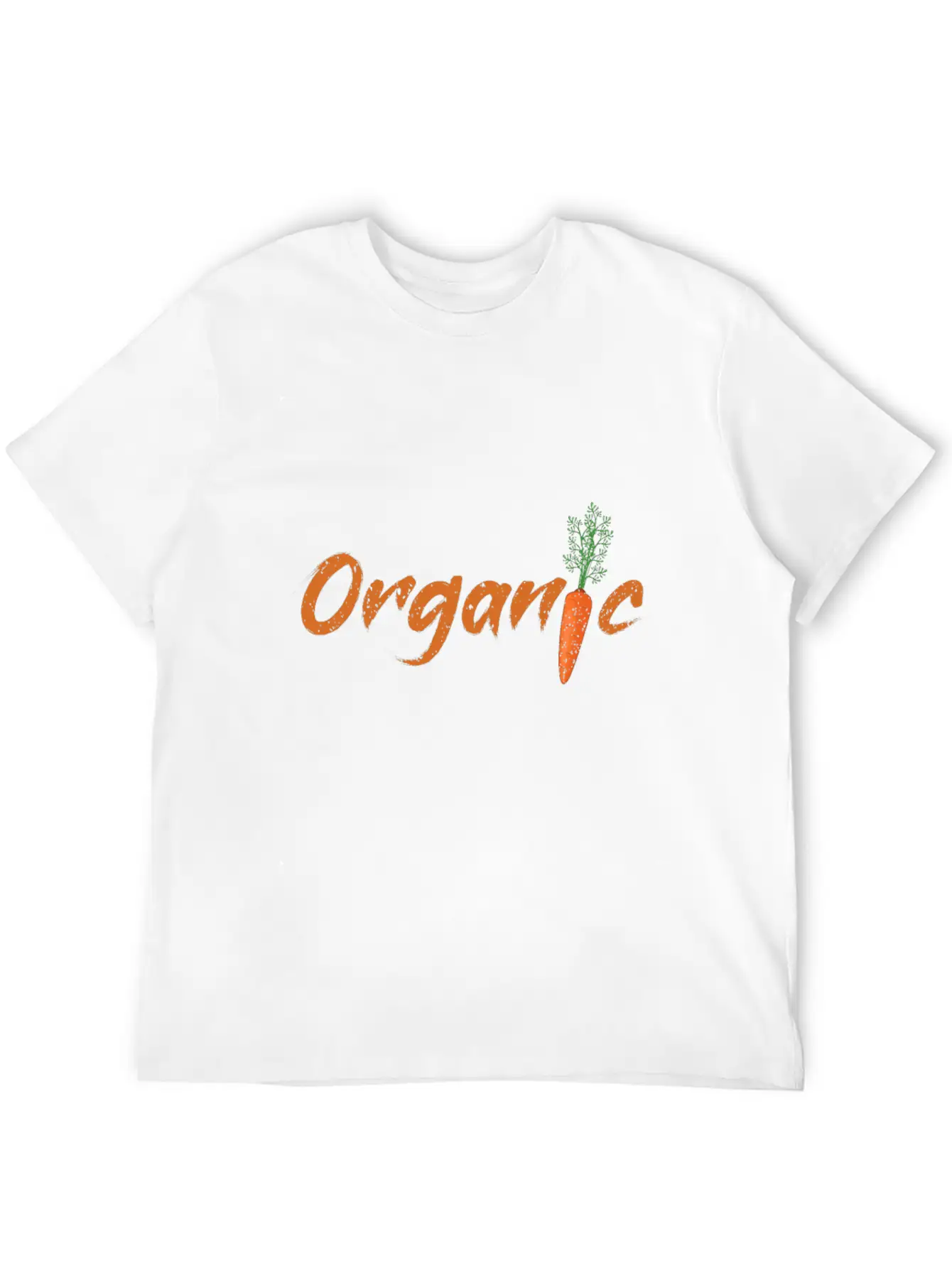 Vegan Diet Grunge Organic Vintage Carrot Modern Fit Casual T-Shirt ��� Clean And Versatile Design