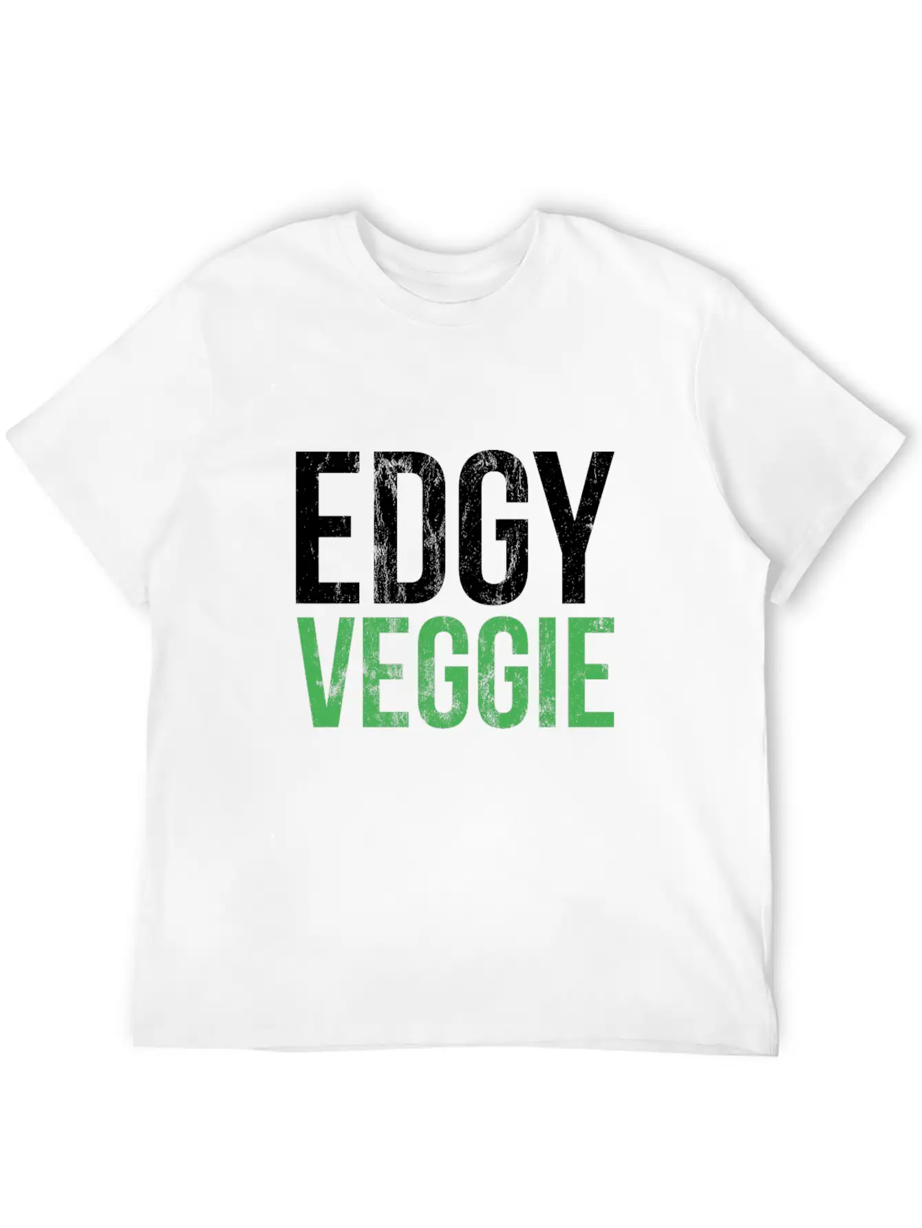 Vegan Edgy Veggie Funny Men Women Kids Healthy Modern Fit Casual T-Shirt – Clean And Versatile Design