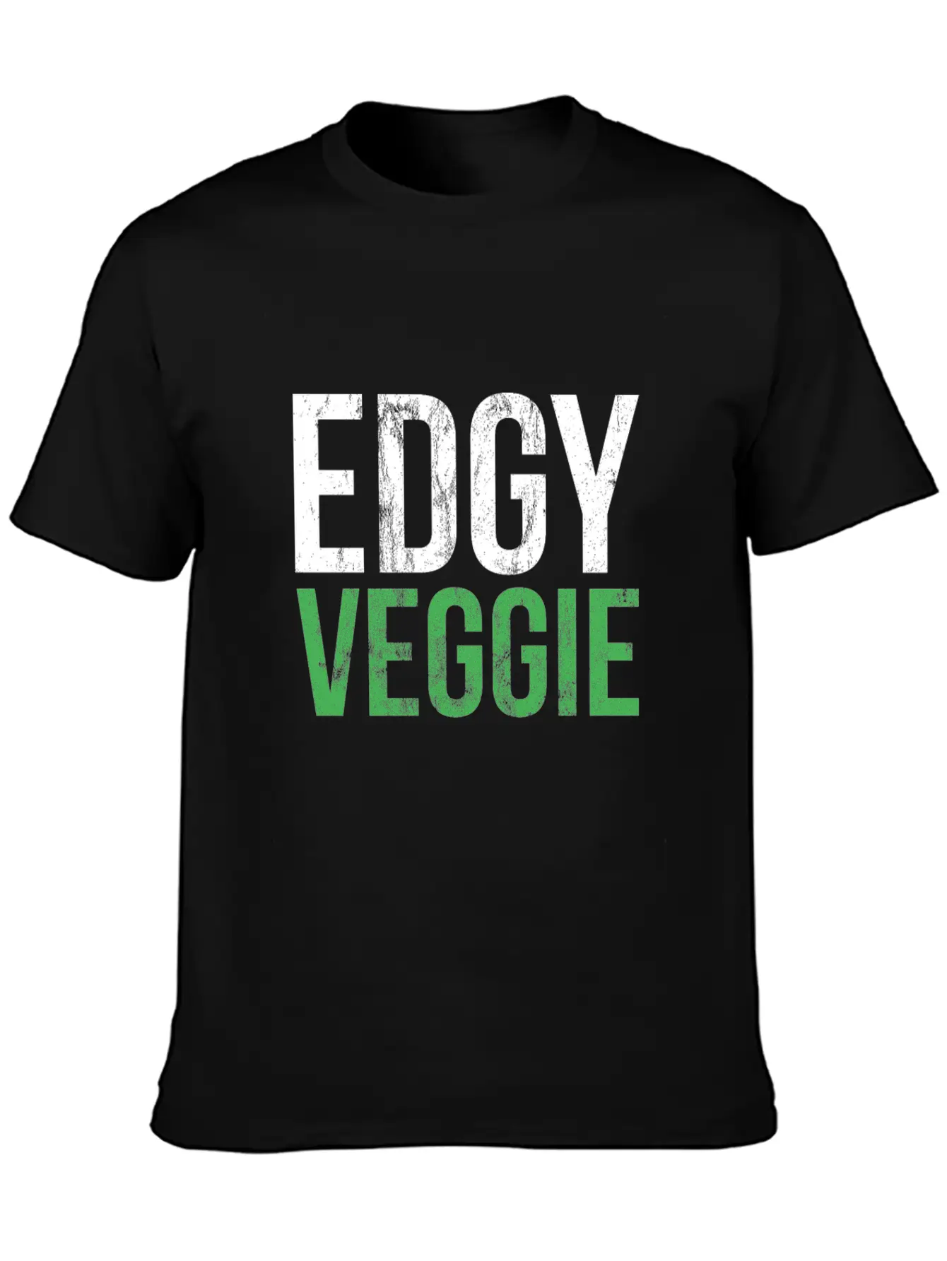 Vegan Edgy Veggie Funny Men Women Kids Healthy Modern Fit Casual T-Shirt – Clean And Versatile Design
