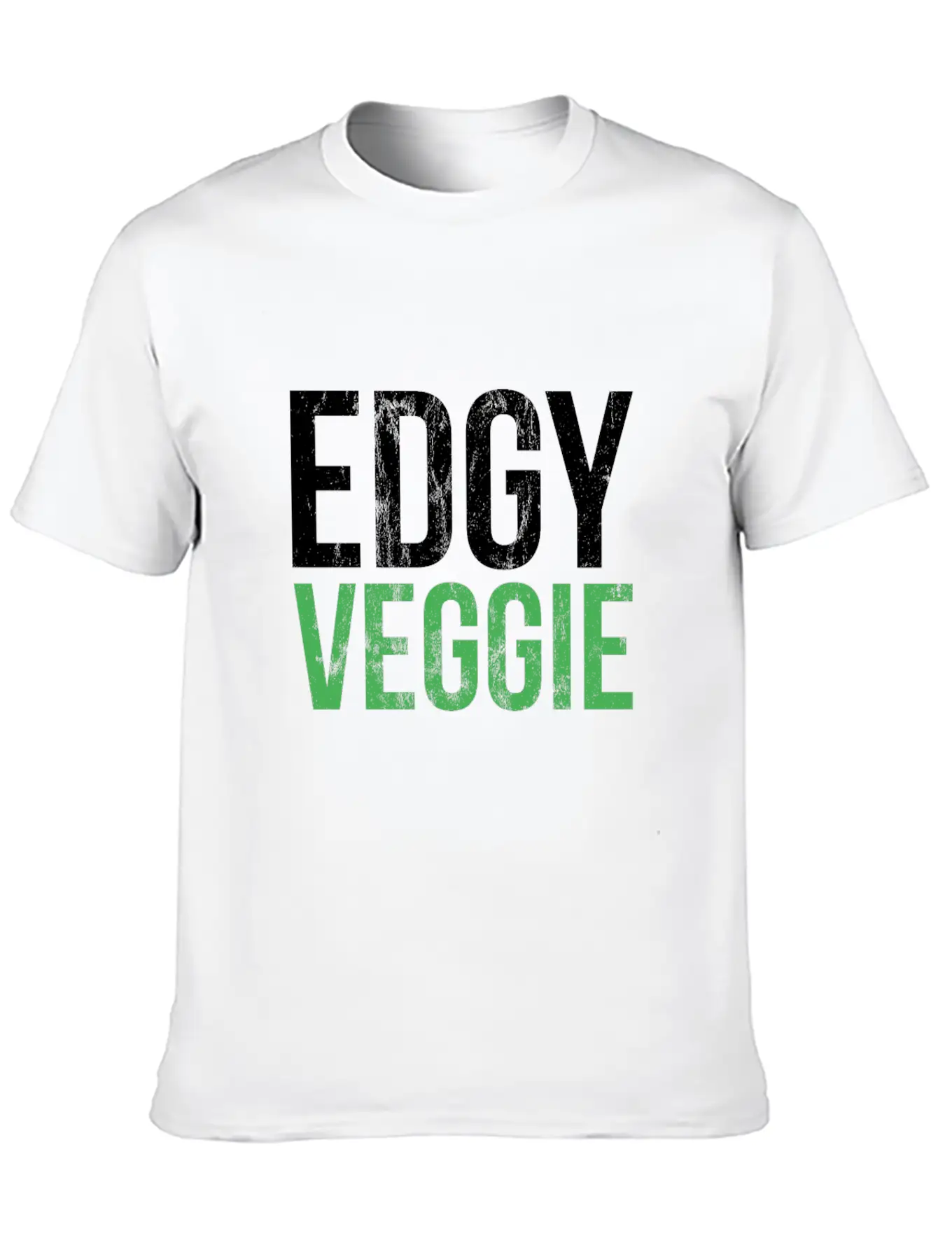 Vegan Edgy Veggie Funny Men Women Kids Healthy Modern Fit Casual T-Shirt – Clean And Versatile Design
