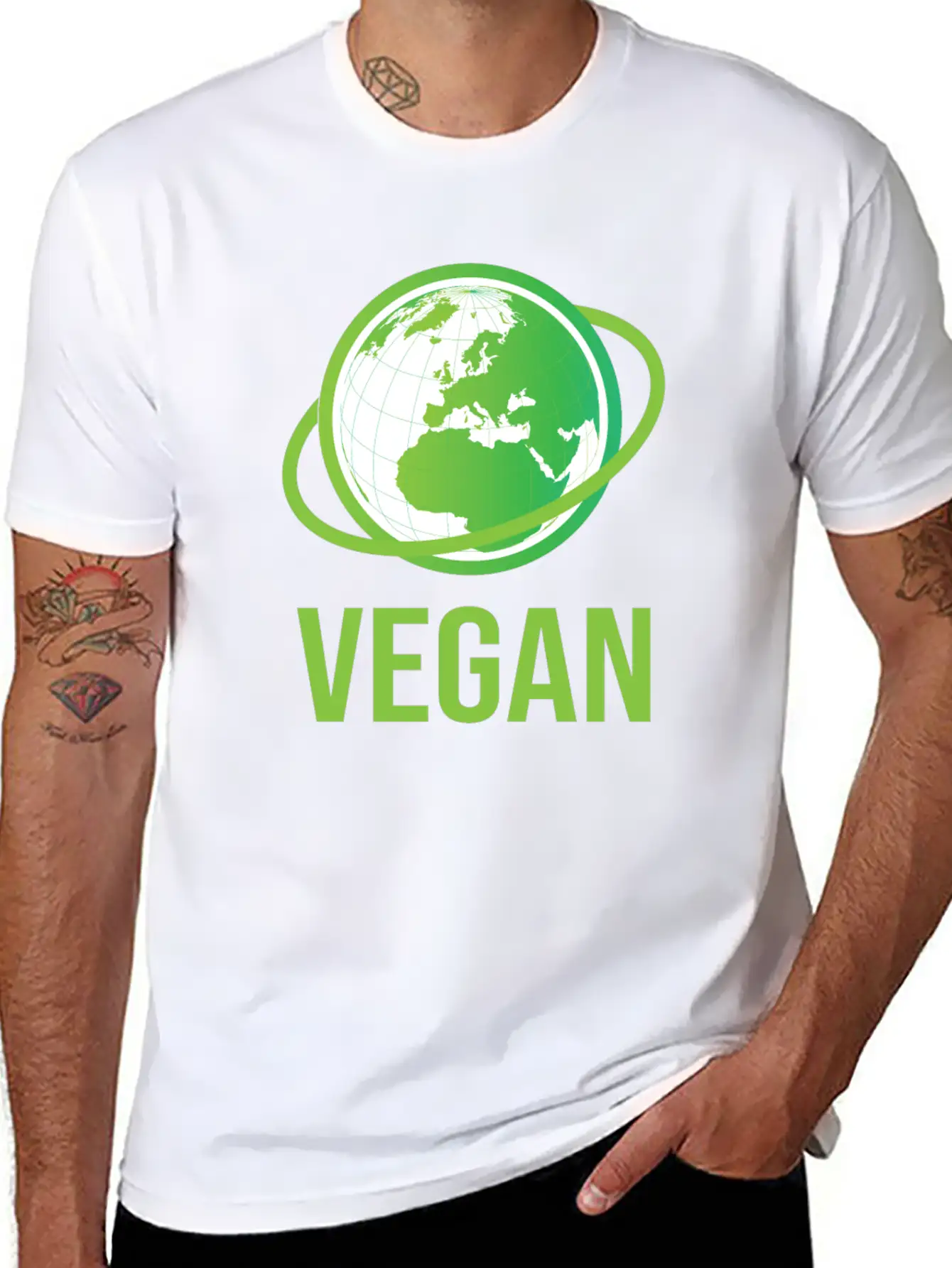 Vegan Lightweight Cotton T-Shirt – Daily Comfort Graphic Shirt