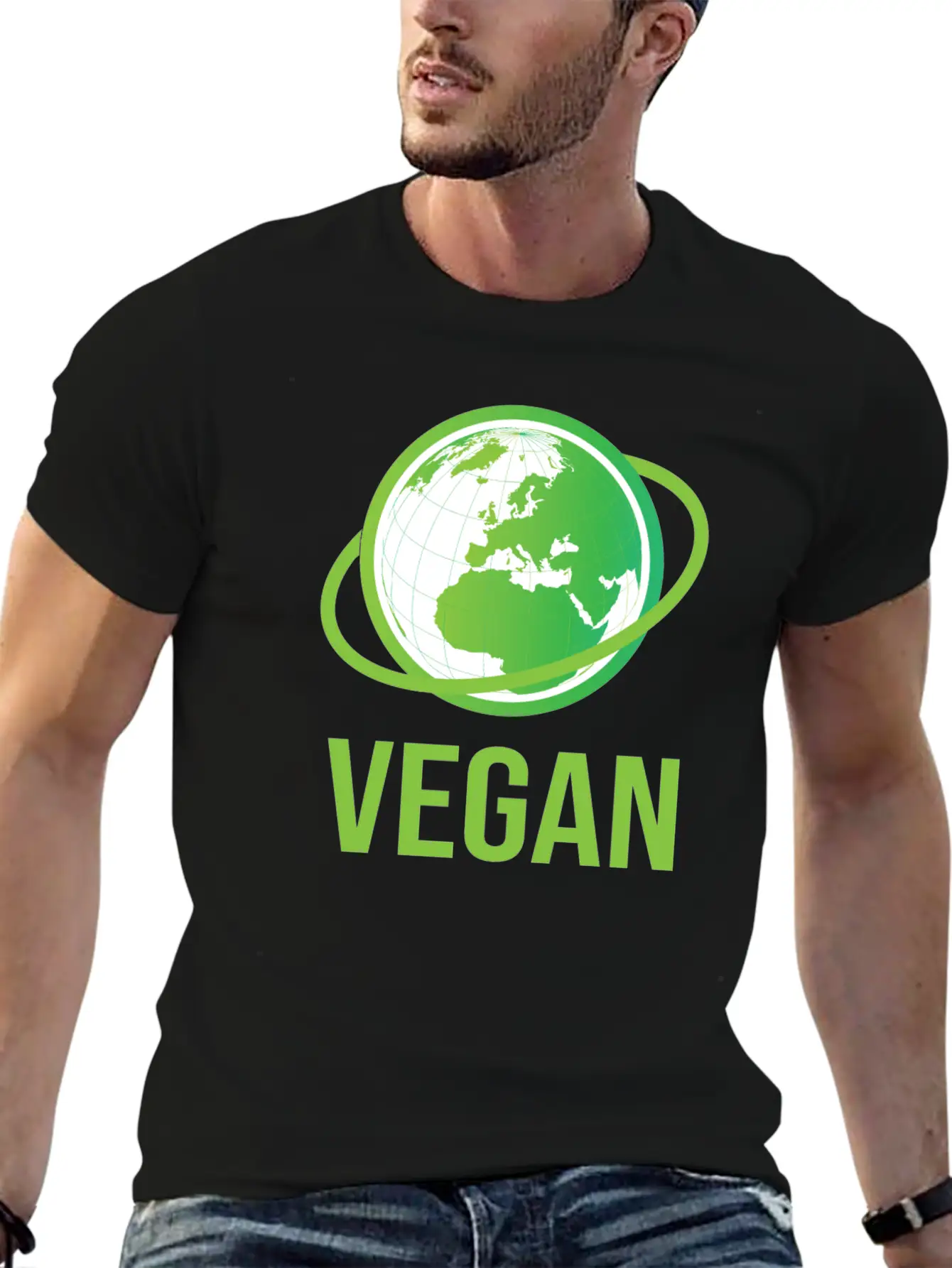 Vegan Lightweight Cotton T-Shirt – Daily Comfort Graphic Shirt