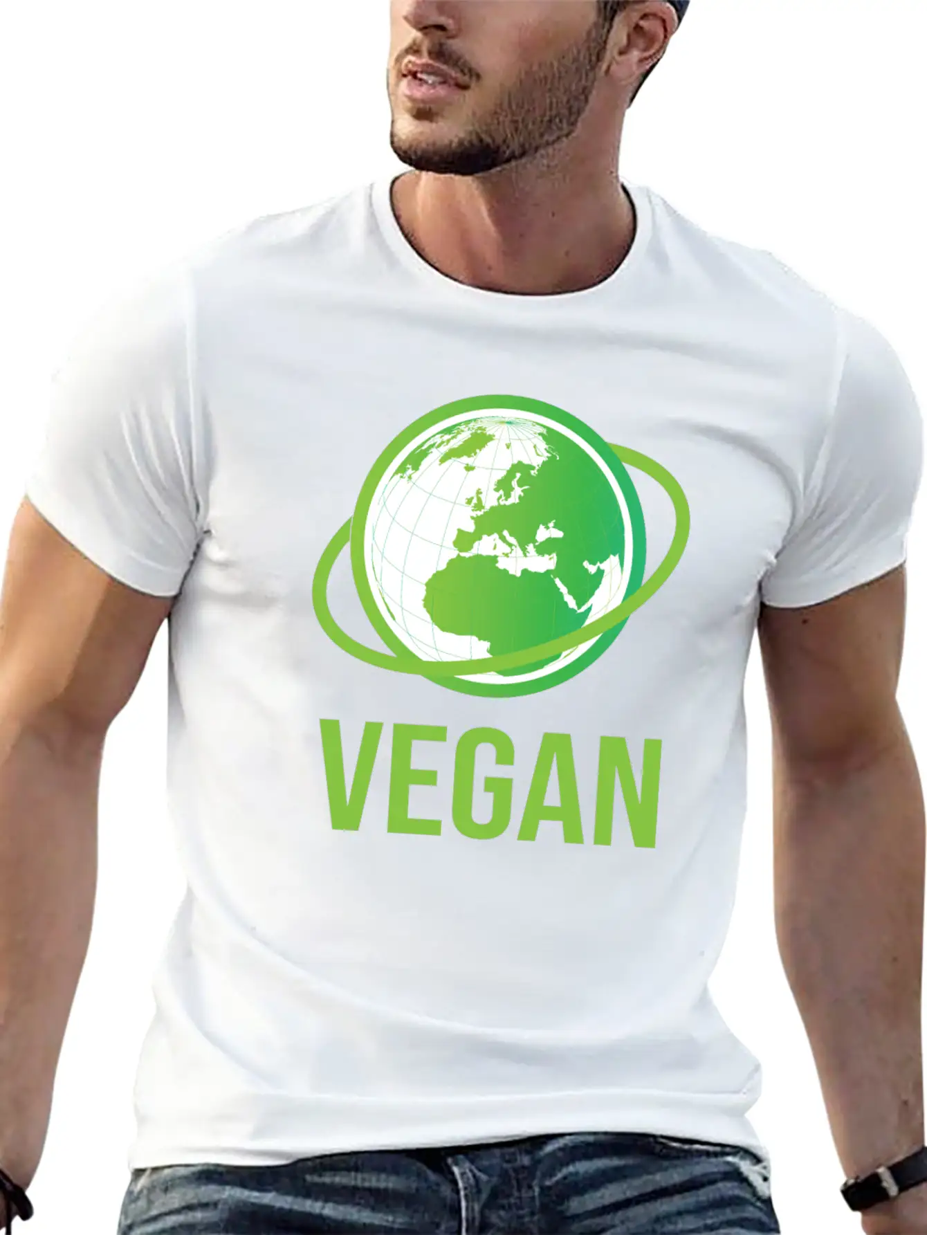 Vegan Lightweight Cotton T-Shirt – Daily Comfort Graphic Shirt