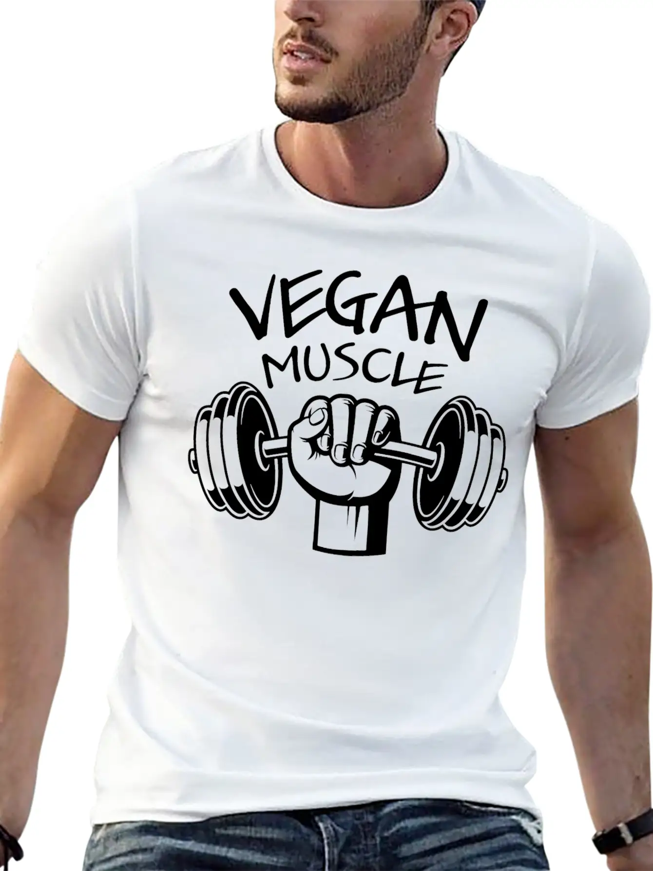 Vegan Muscle Nutrition Plant Vegetable Gift Essential Cotton Tee For Daily Outfits – Unisex Style