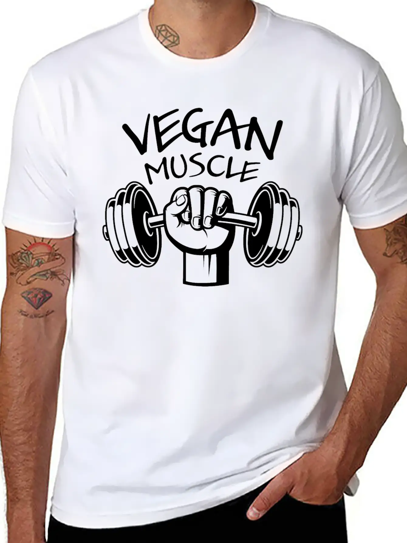 Vegan Muscle Nutrition Plant Vegetable Gift Essential Cotton Tee For Daily Outfits – Unisex Style