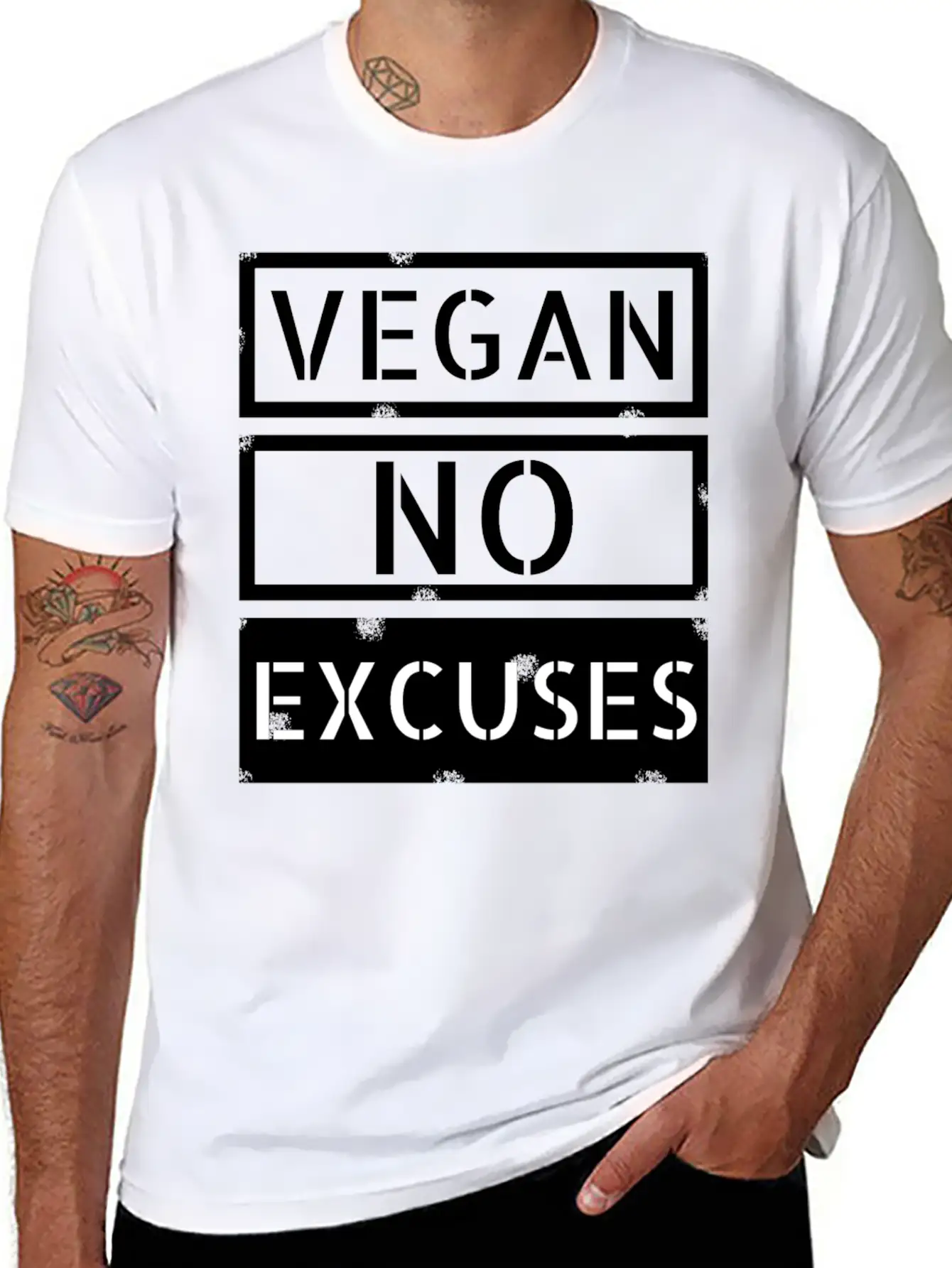 Vegan - Preachy Vegan Lightweight Cotton T-Shirt – Daily Comfort Graphic Shirt