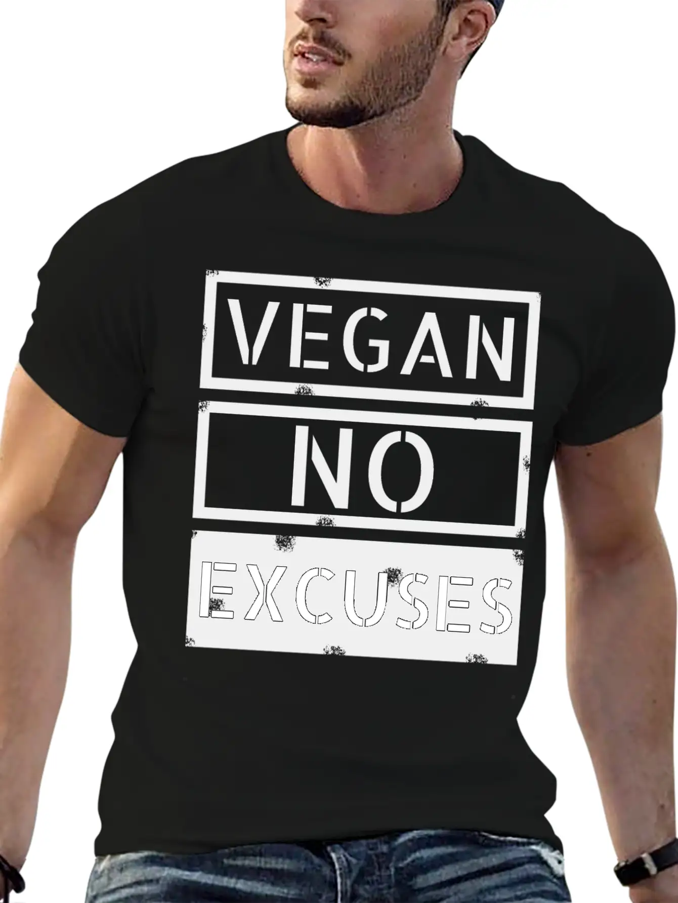 Vegan - Preachy Vegan Lightweight Cotton T-Shirt – Daily Comfort Graphic Shirt