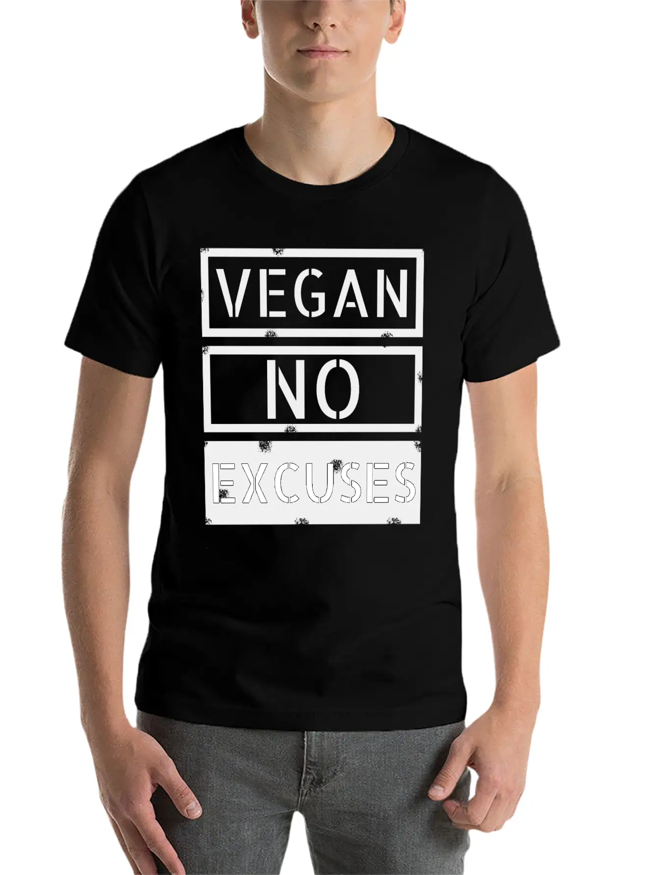 Vegan - Preachy Vegan Lightweight Cotton T-Shirt – Daily Comfort Graphic Shirt