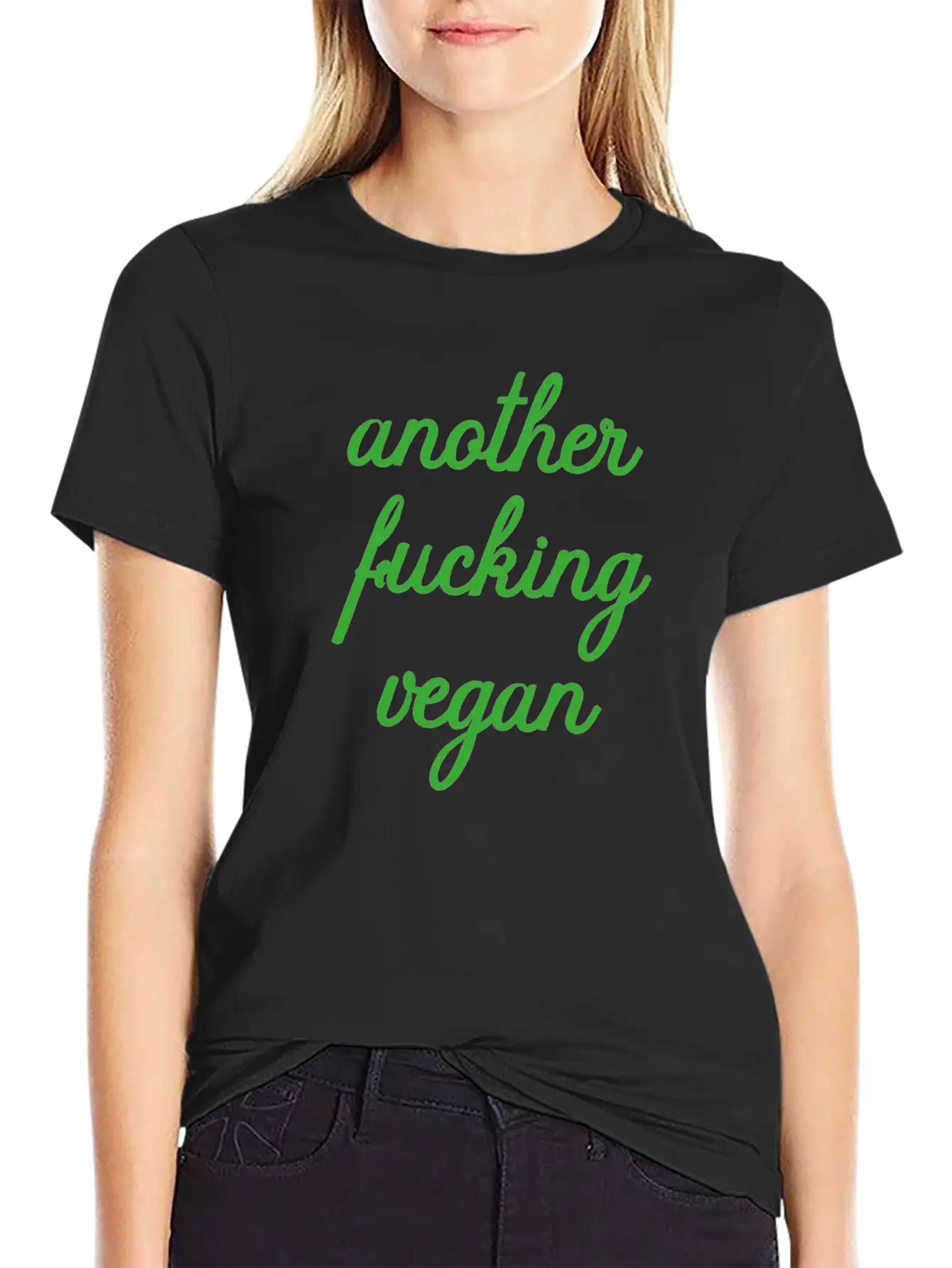 Vegan Quote Veggie Healthy Natural Gift Lightweight Cotton T-Shirt – Daily Comfort Graphic Shirt