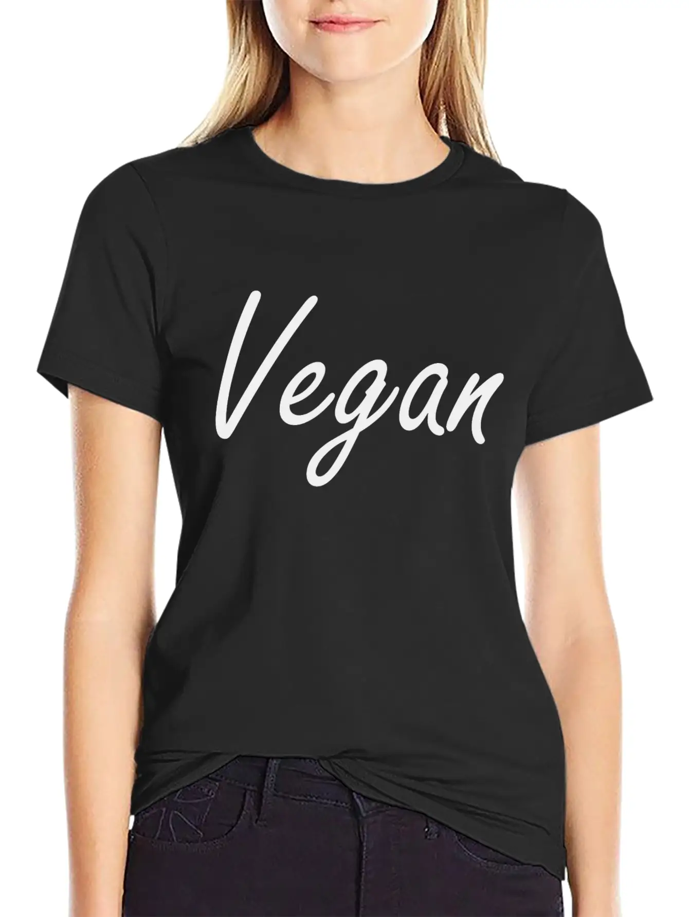 Vegan Soft Cotton Short Sleeve Tee – Unisex Wardrobe Staple