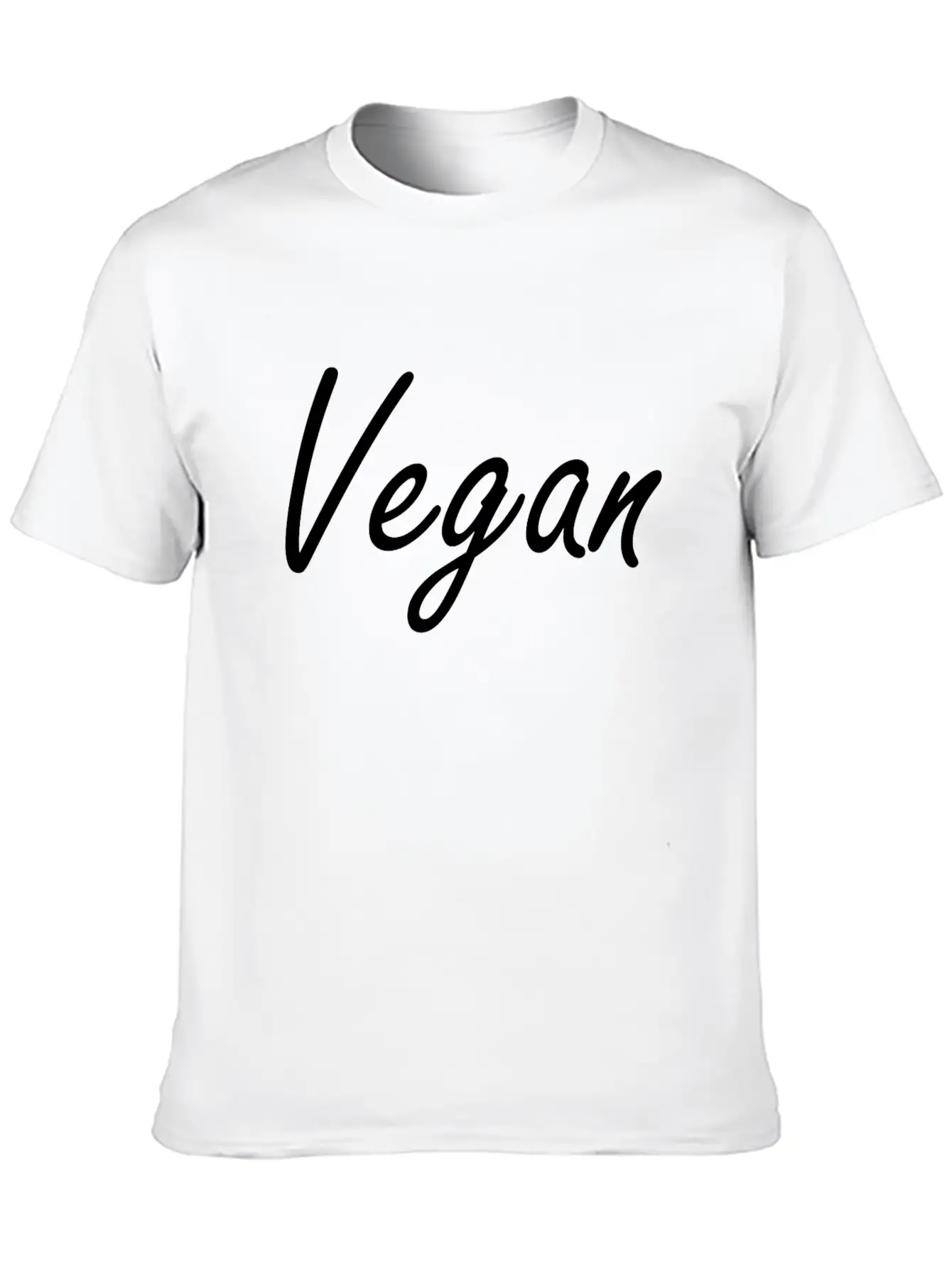 Vegan Soft Cotton Short Sleeve Tee – Unisex Wardrobe Staple