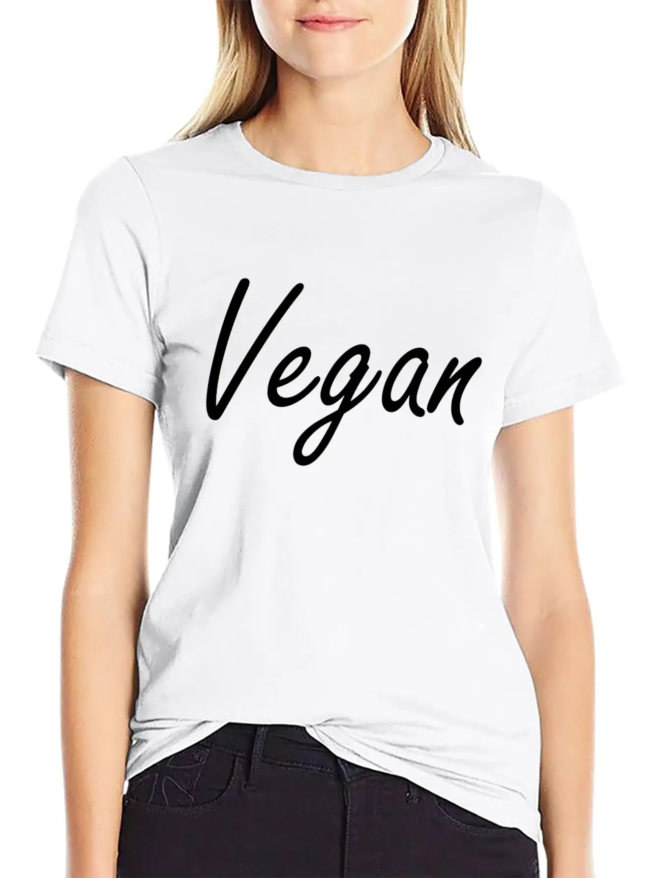 Vegan Soft Cotton Short Sleeve Tee – Unisex Wardrobe Staple