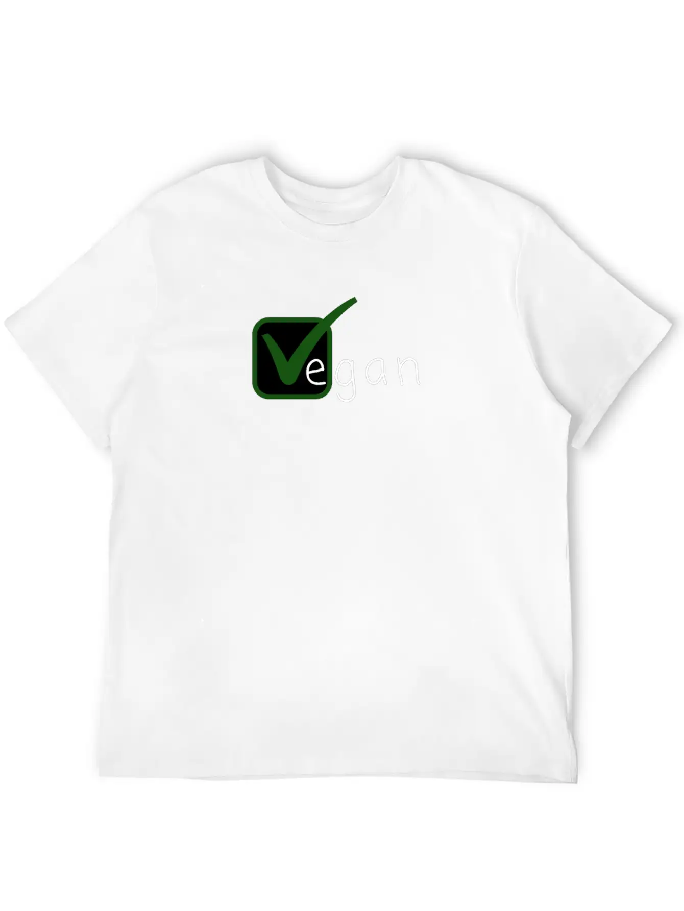 Vegan V Is For Vegan Basic Graphic T-Shirt – Daily Comfort In Soft Cotton