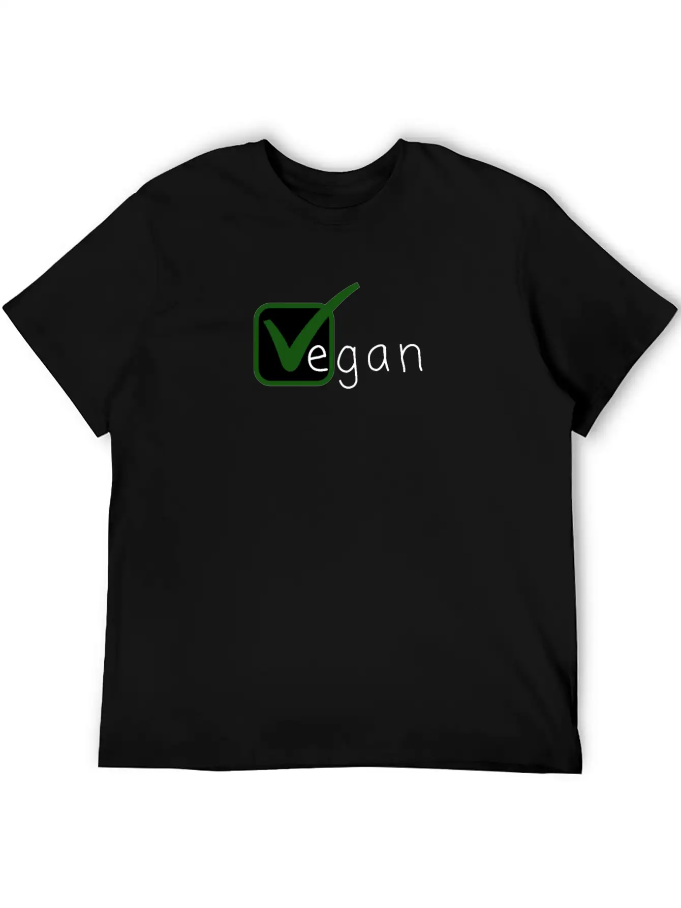 Vegan V Is For Vegan Basic Graphic T-Shirt – Daily Comfort In Soft Cotton