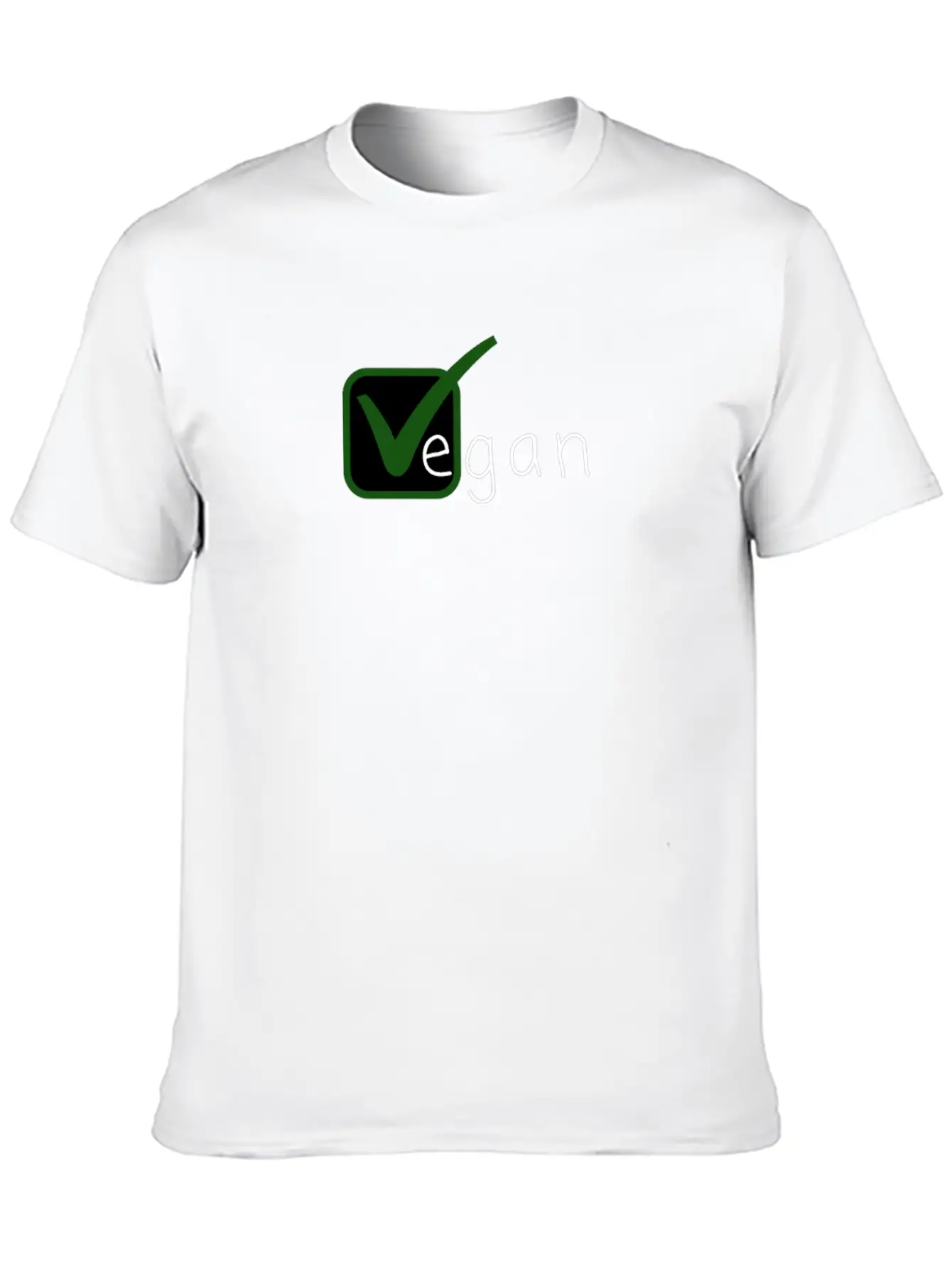 Vegan V Is For Vegan Basic Graphic T-Shirt – Daily Comfort In Soft Cotton