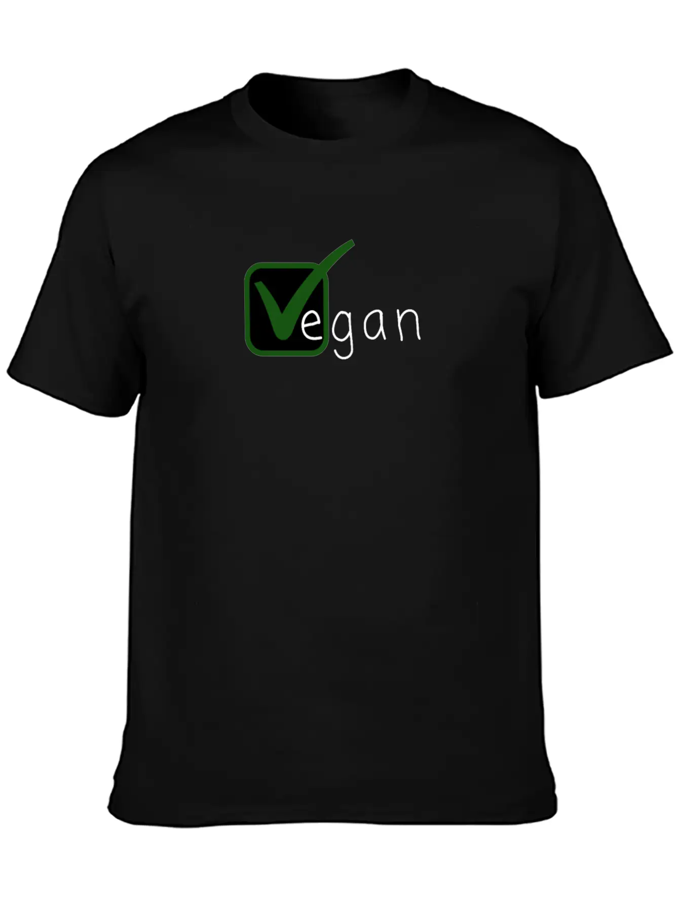 Vegan V Is For Vegan Basic Graphic T-Shirt – Daily Comfort In Soft Cotton