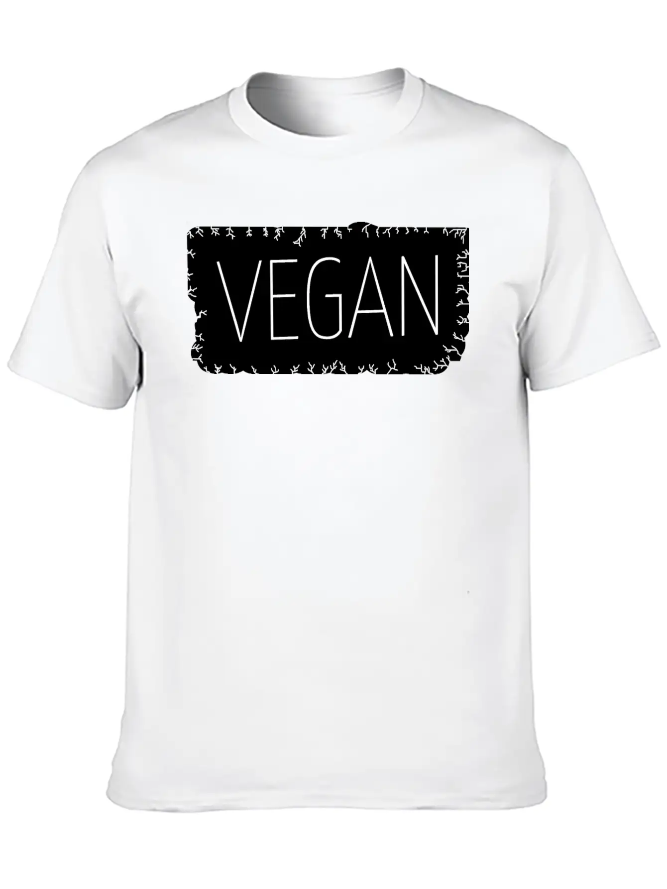 Vegan - Vegan Lightweight Cotton T-Shirt – Daily Comfort Graphic Shirt