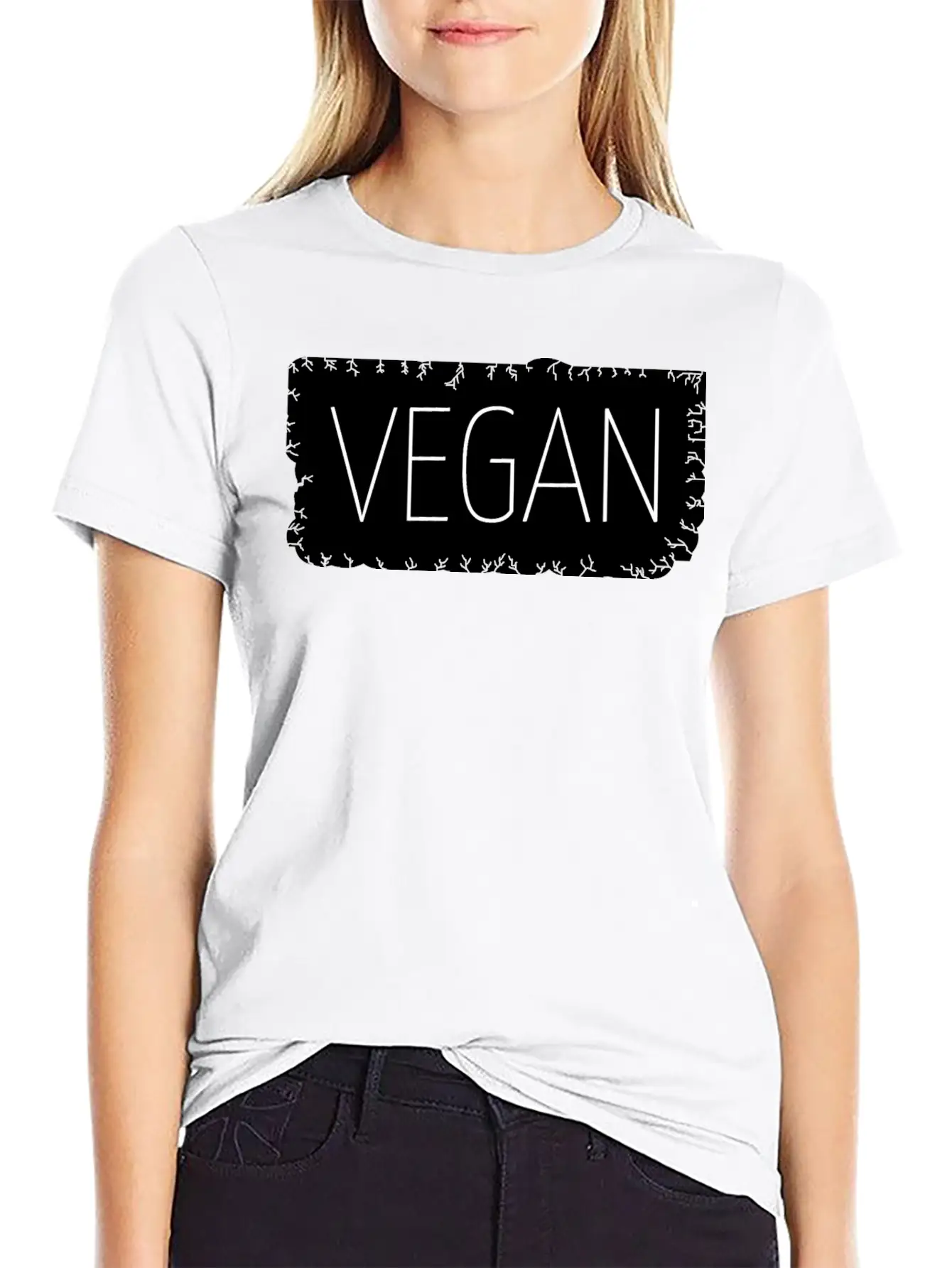 Vegan - Vegan Lightweight Cotton T-Shirt – Daily Comfort Graphic Shirt