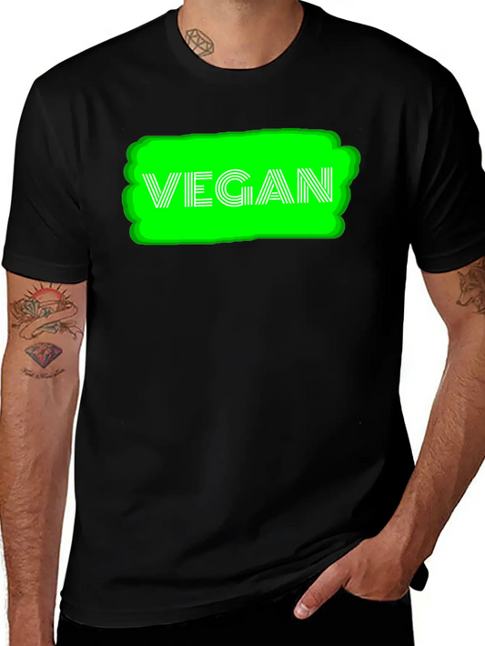Vegan - Vegan Unisex Casual T-Shirt – Clean Design For Daily Comfort