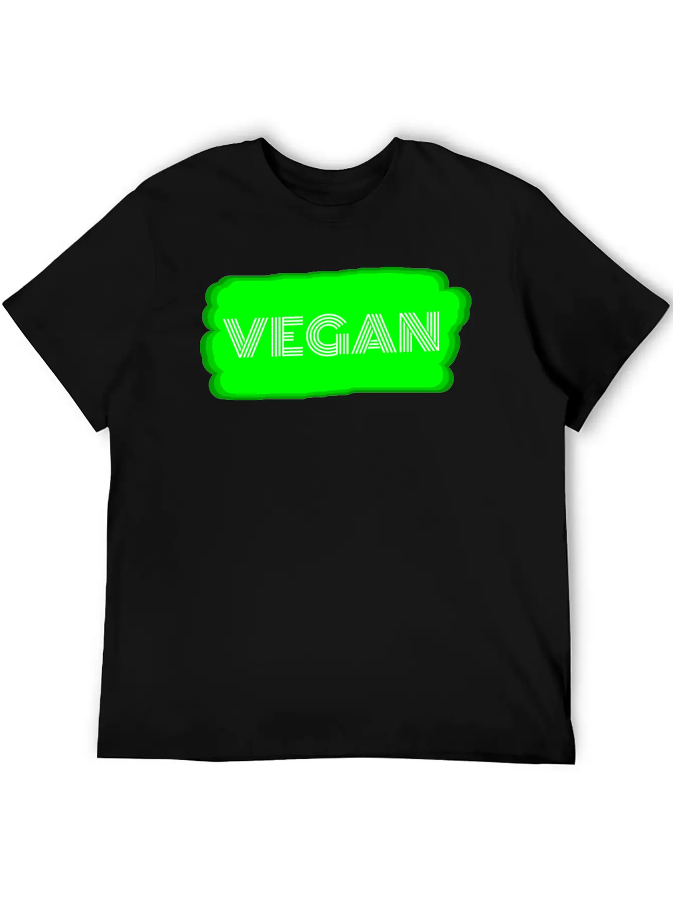 Vegan - Vegan Unisex Casual T-Shirt – Clean Design For Daily Comfort