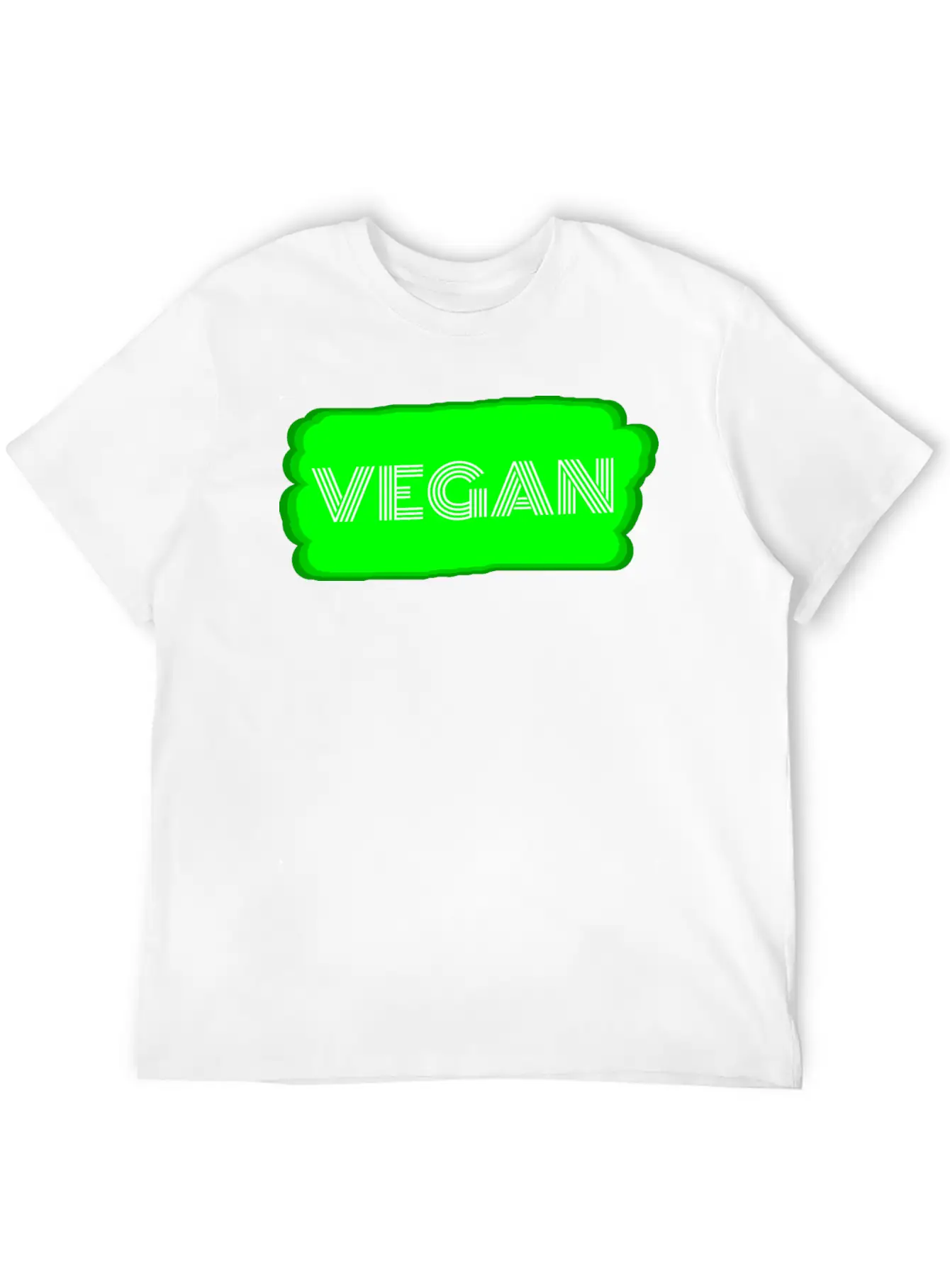 Vegan - Vegan Unisex Casual T-Shirt – Clean Design For Daily Comfort