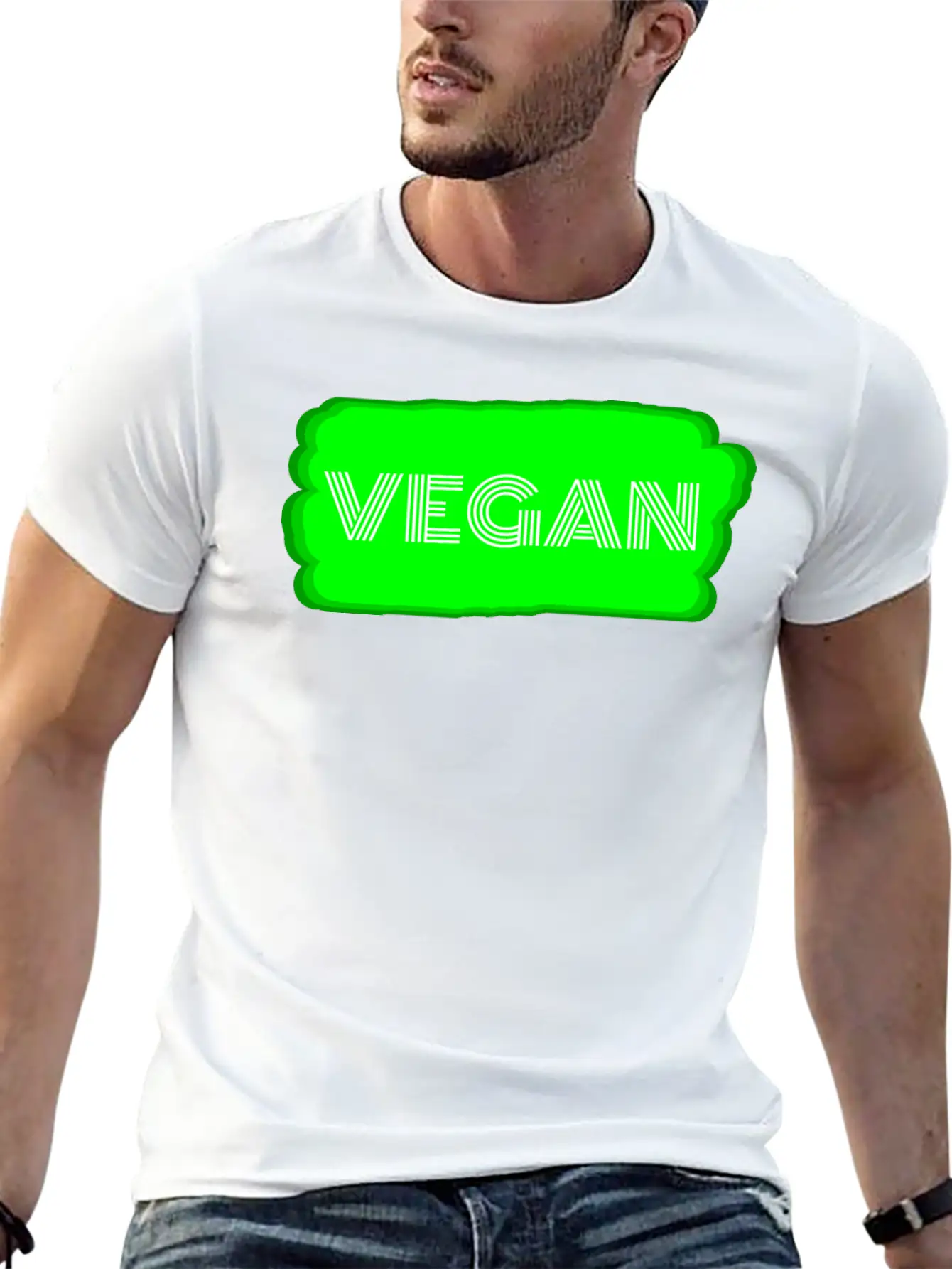 Vegan - Vegan Unisex Casual T-Shirt – Clean Design For Daily Comfort