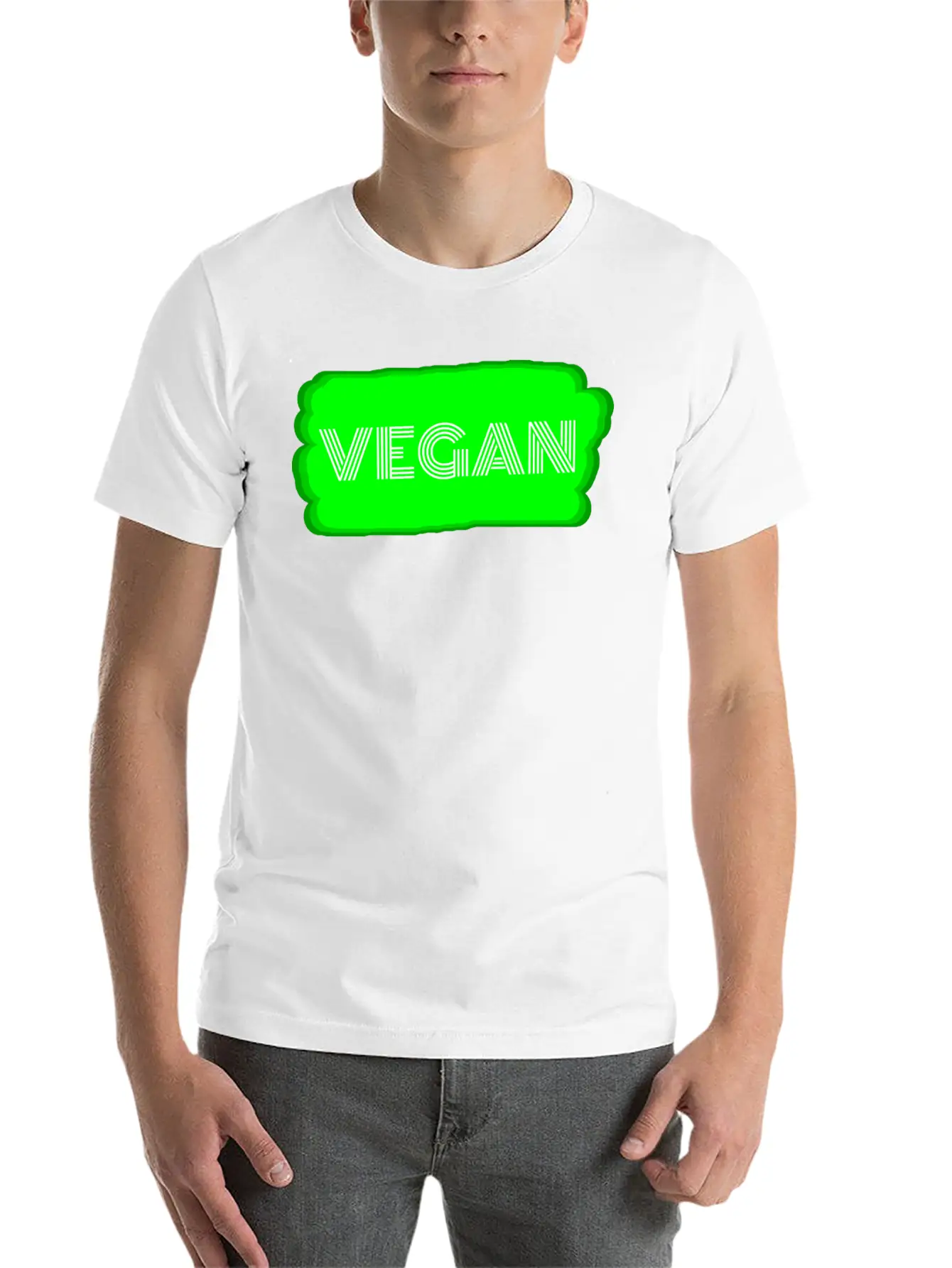 Vegan - Vegan Unisex Casual T-Shirt – Clean Design For Daily Comfort