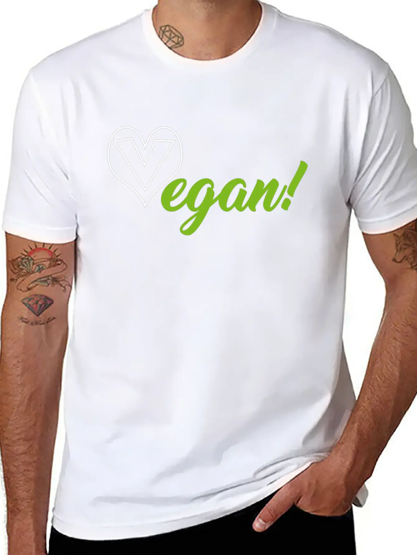 Vegan Vegan Vegan Essential Cotton Tee For Daily Outfits – Unisex Style