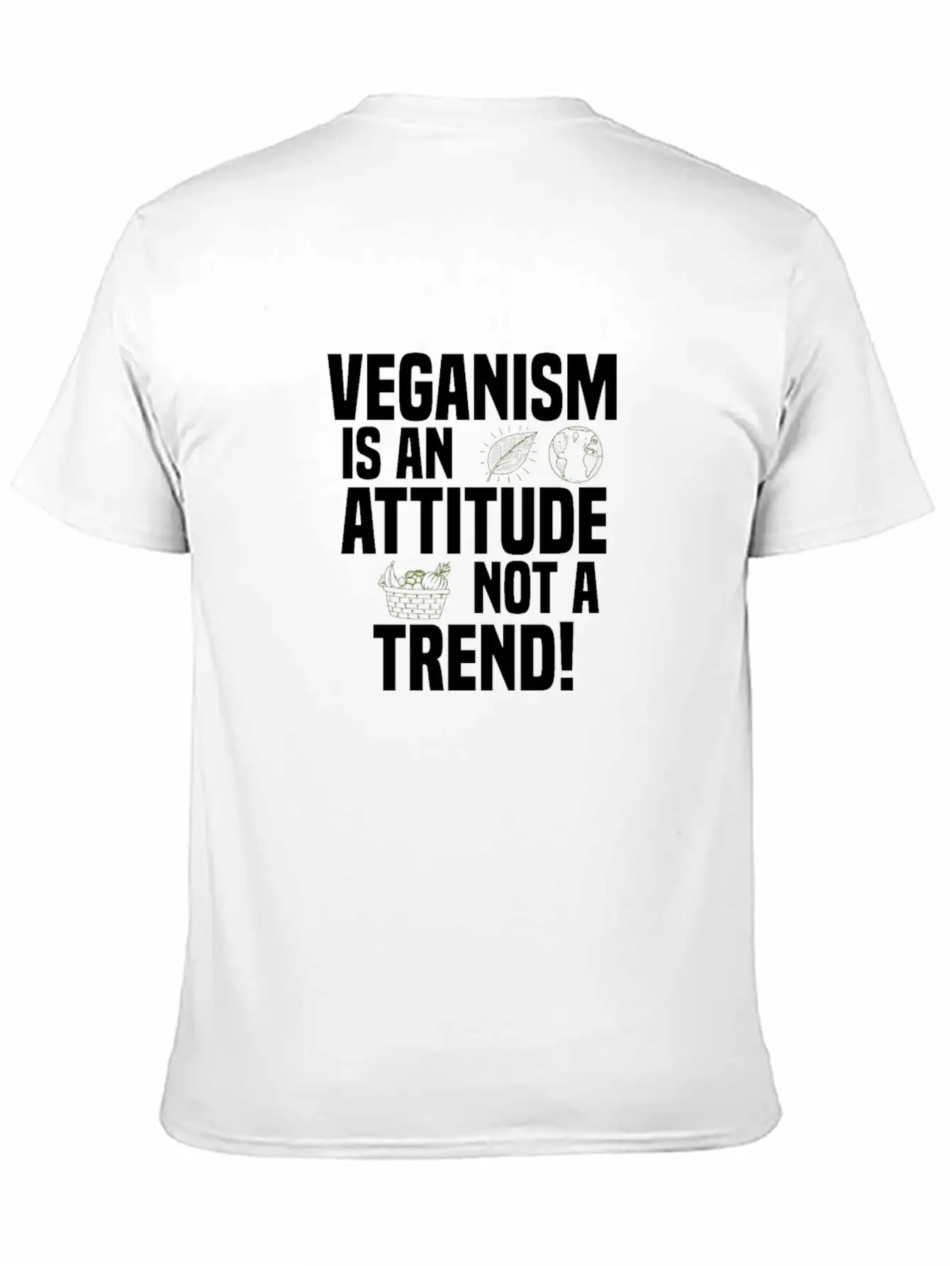 Vegan Veganism Vegetarian Modern Fit Casual T-Shirt – Clean And Versatile Design