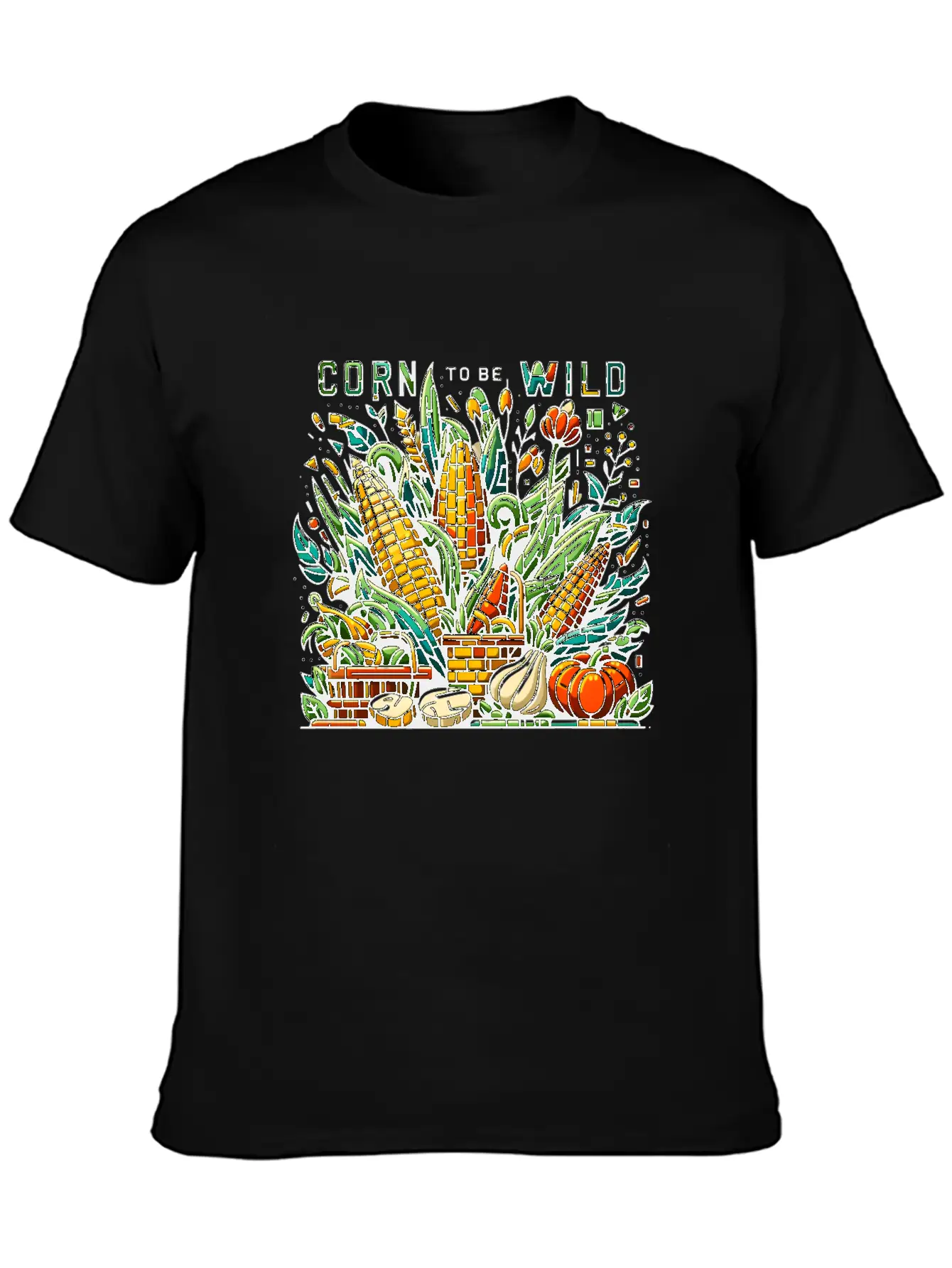 Vegetable Garden: Corn To Be Wild Modern Fit Casual T-Shirt – Clean And Versatile Design