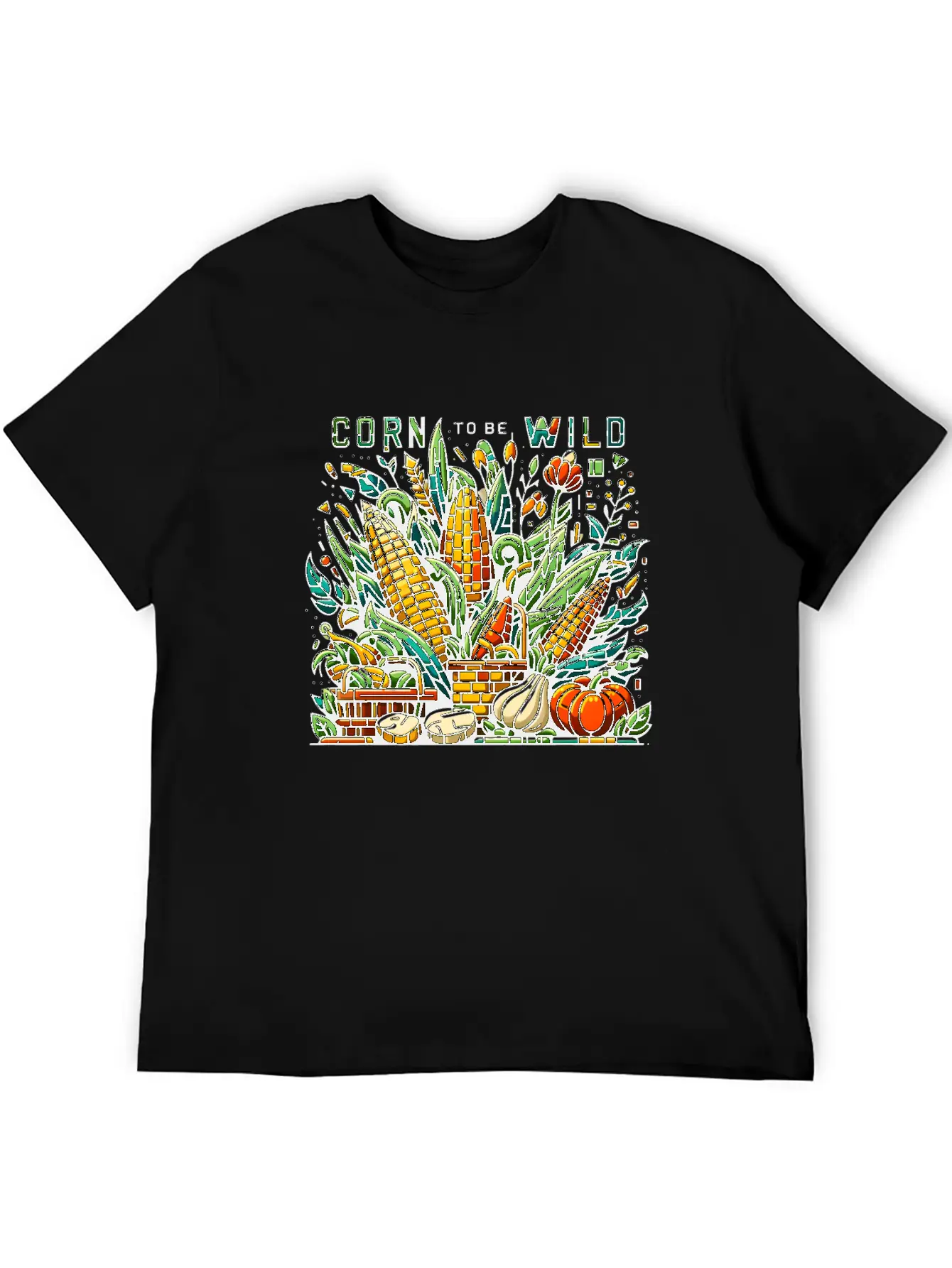 Vegetable Garden: Corn To Be Wild Modern Fit Casual T-Shirt – Clean And Versatile Design