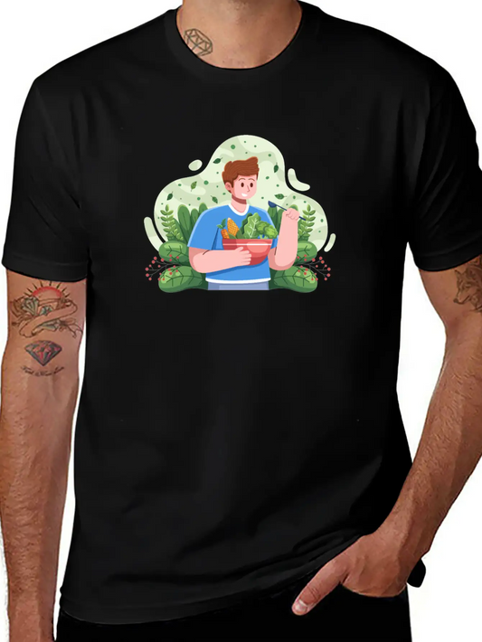 Vegetarian Day Unisex Casual T-Shirt – Clean Design For Daily Comfort
