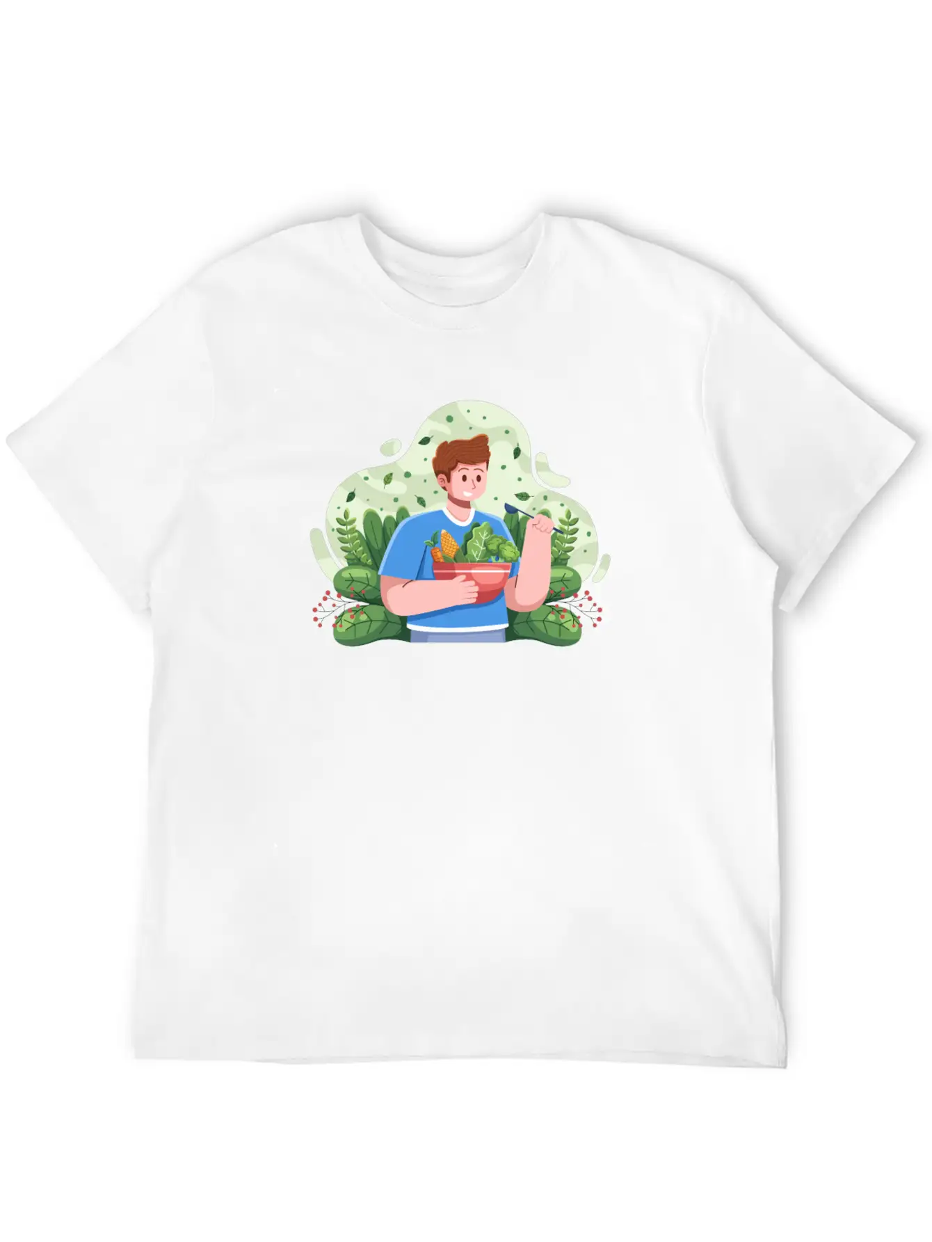 Vegetarian Day Unisex Casual T-Shirt – Clean Design For Daily Comfort