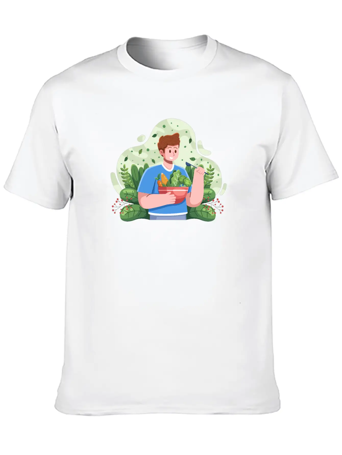 Vegetarian Day Unisex Casual T-Shirt – Clean Design For Daily Comfort