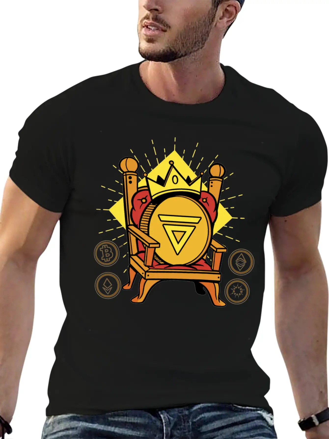 Velas Is King Crypto Soft Cotton Short Sleeve Tee – Unisex Wardrobe Staple