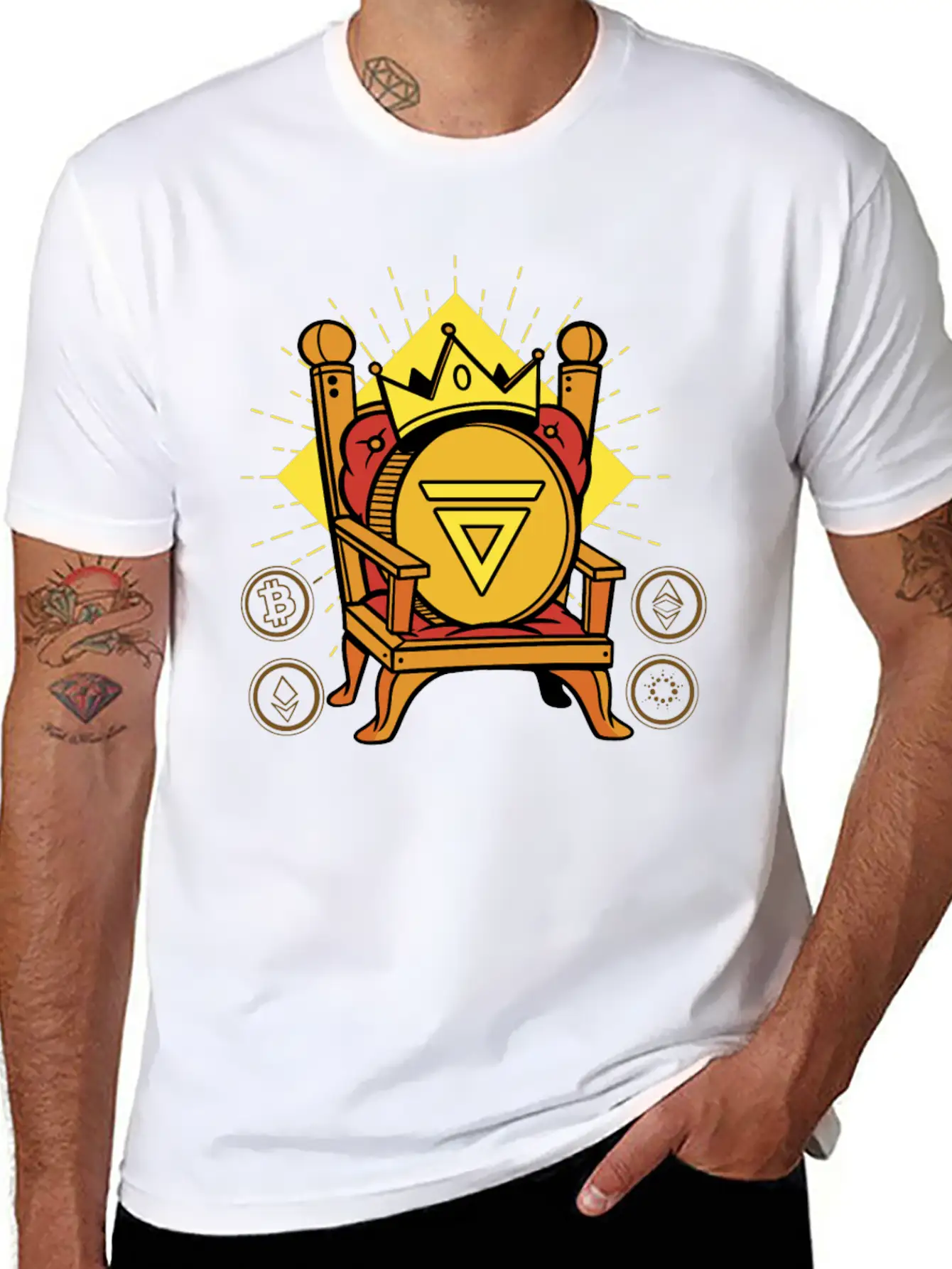 Velas Is King Crypto Soft Cotton Short Sleeve Tee – Unisex Wardrobe Staple
