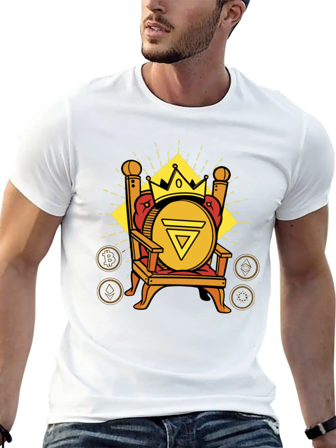Velas Is King Crypto Soft Cotton Short Sleeve Tee – Unisex Wardrobe Staple