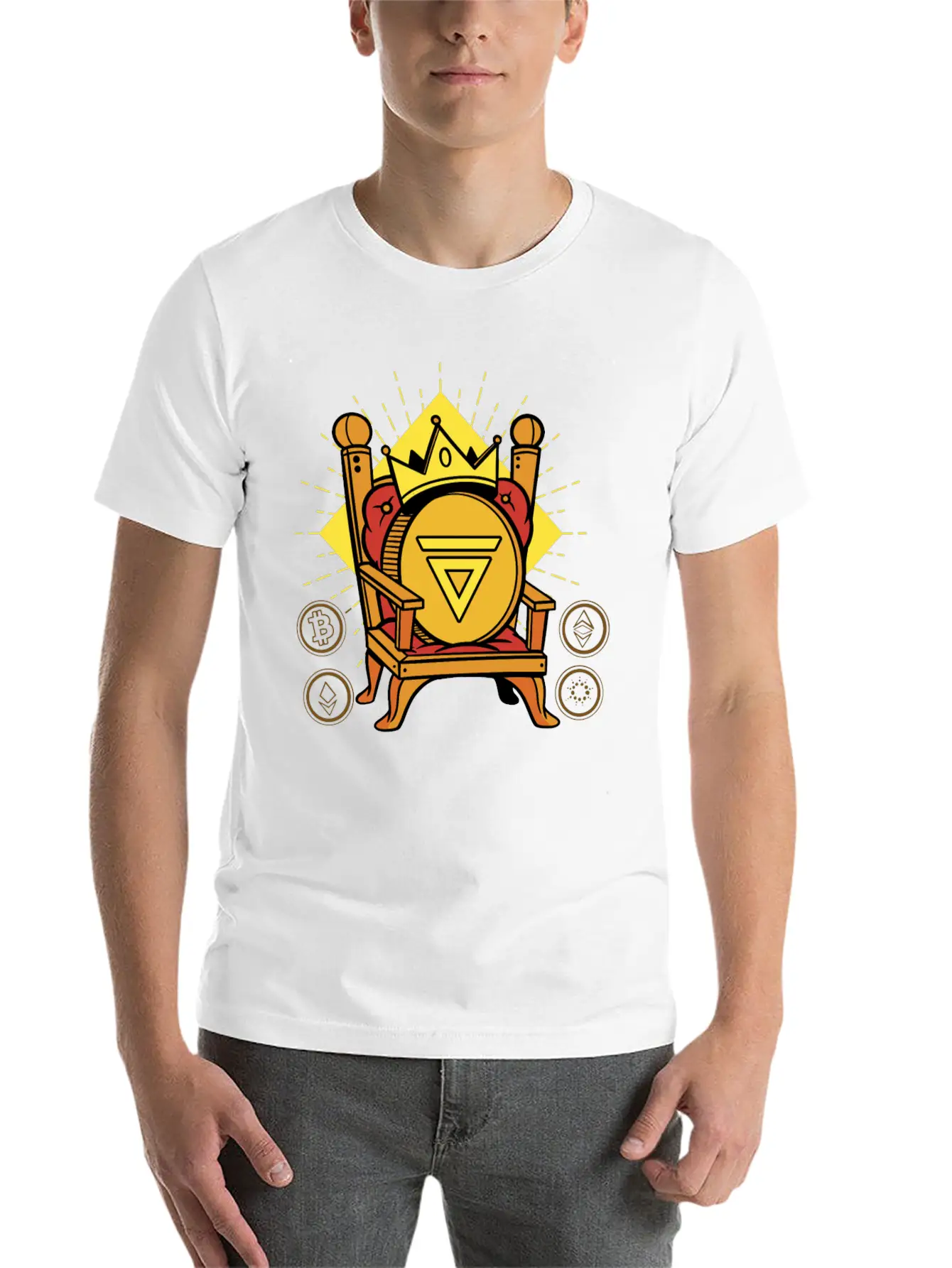 Velas Is King Crypto Soft Cotton Short Sleeve Tee – Unisex Wardrobe Staple