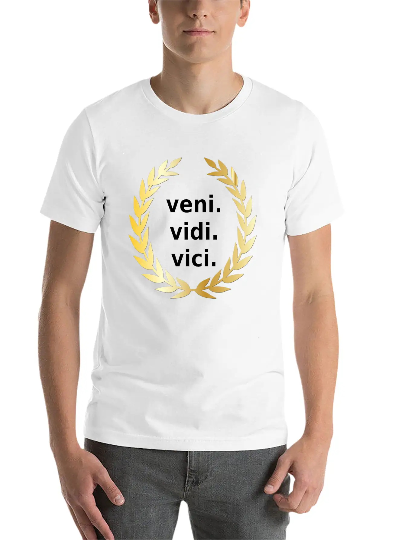 Veni Vidi Vici Victory Unisex Casual T-Shirt – Clean Design For Daily Comfort