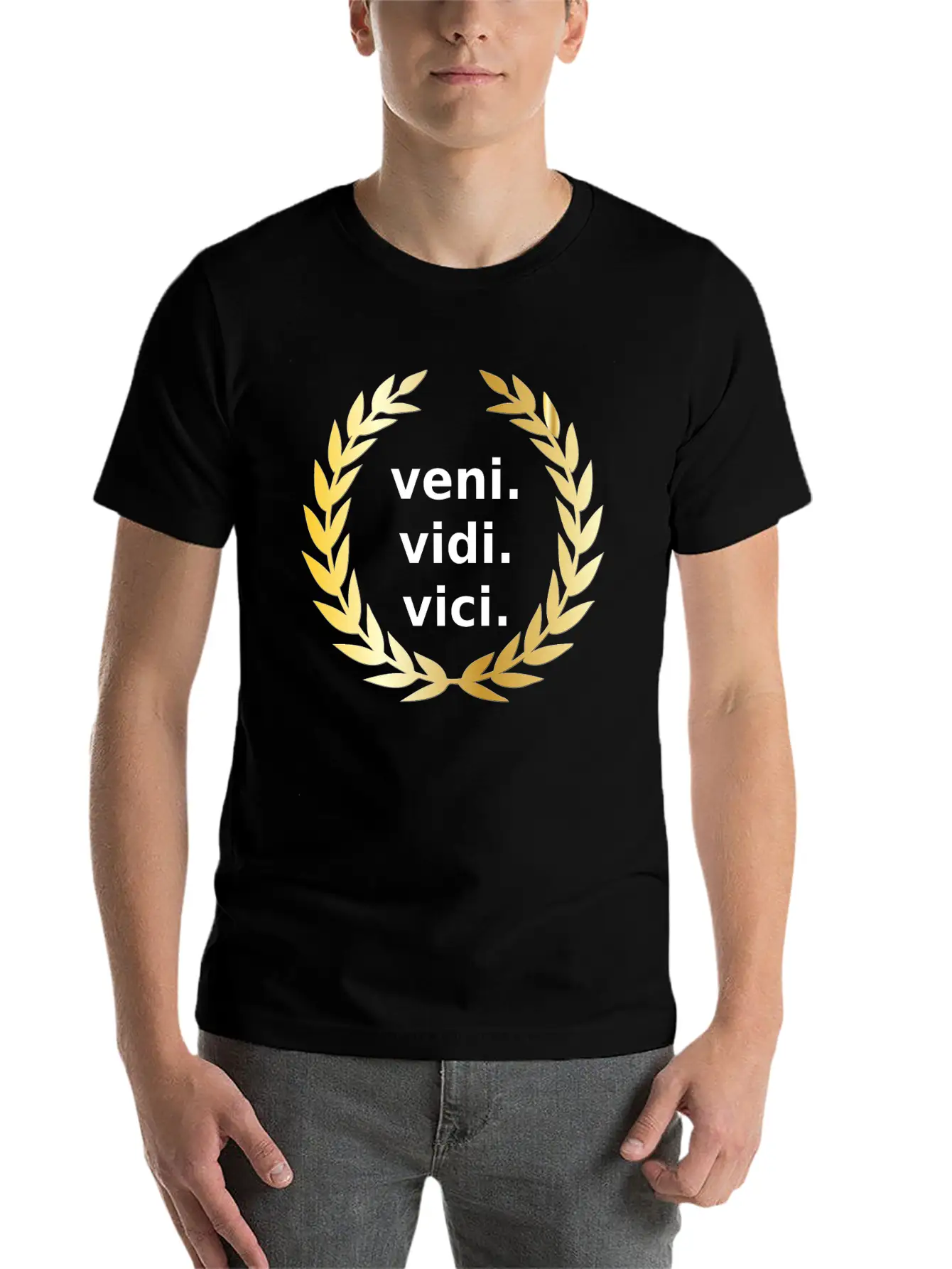 Veni Vidi Vici Victory Unisex Casual T-Shirt – Clean Design For Daily Comfort