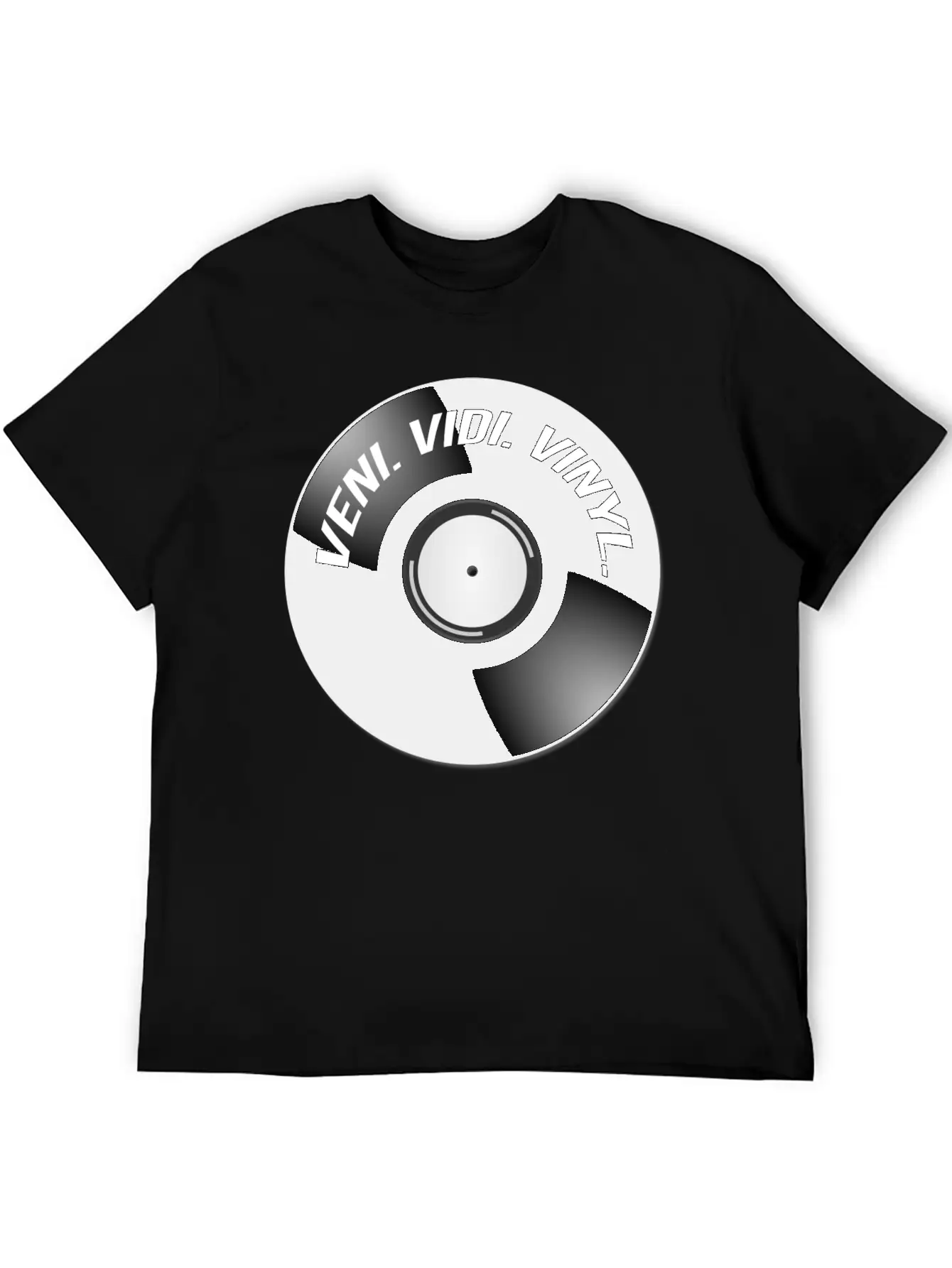 Veni. Vidi. Vinyl. Modern Fit Casual T-Shirt – Clean And Versatile Design