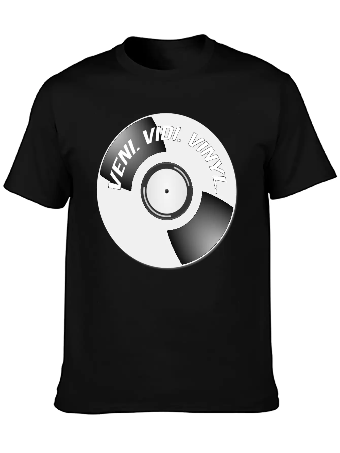 Veni. Vidi. Vinyl. Modern Fit Casual T-Shirt – Clean And Versatile Design