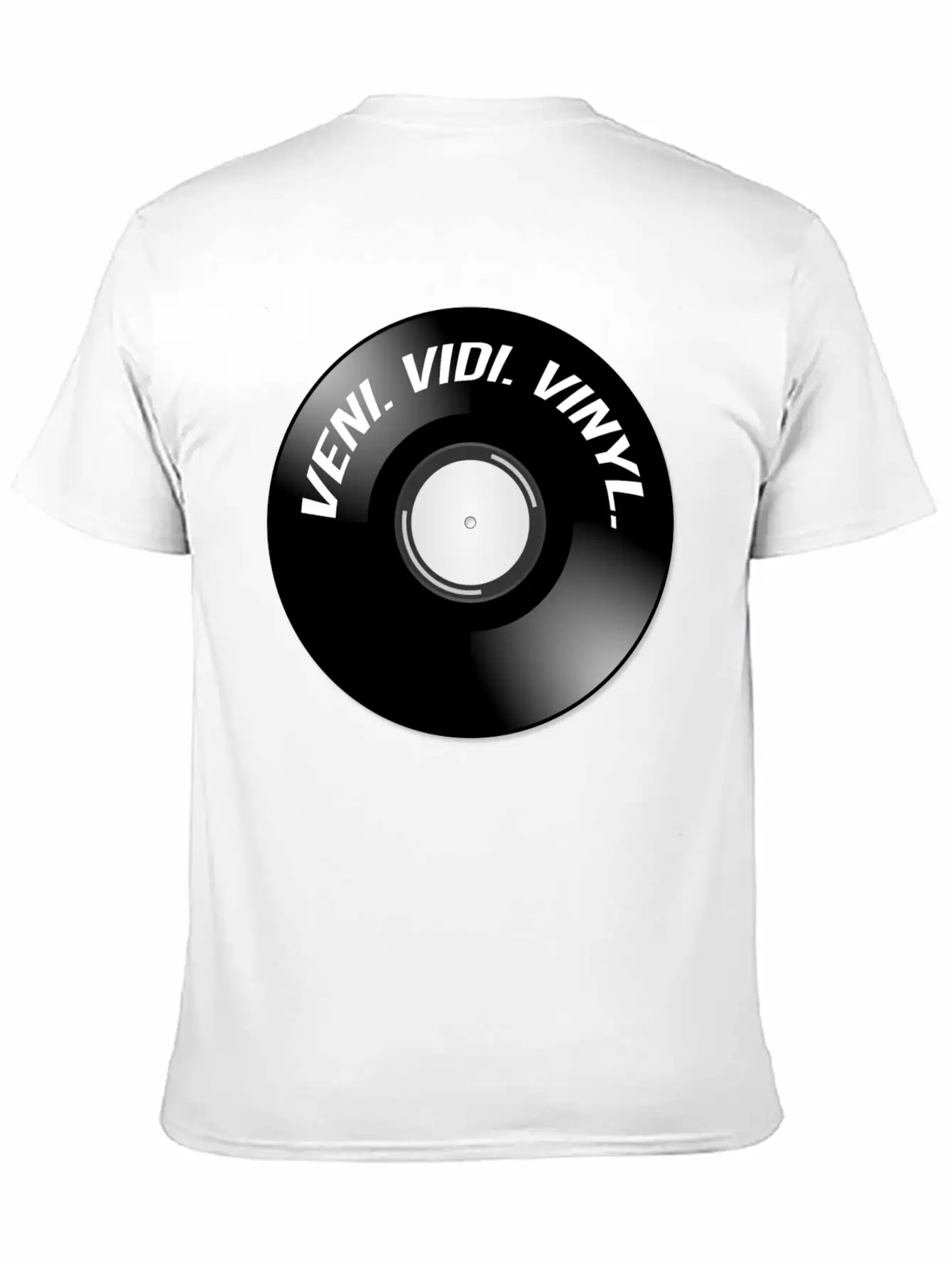 Veni. Vidi. Vinyl. Modern Fit Casual T-Shirt – Clean And Versatile Design