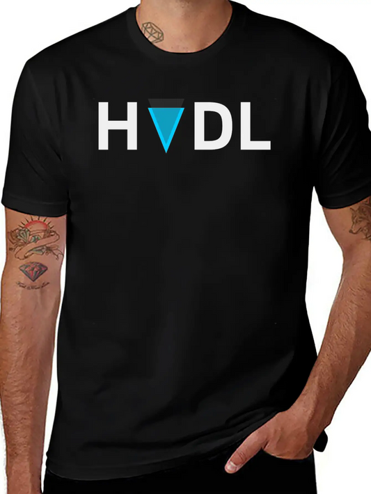 Verge XVG HODL Essential Cotton Tee For Daily Outfits – Unisex Style
