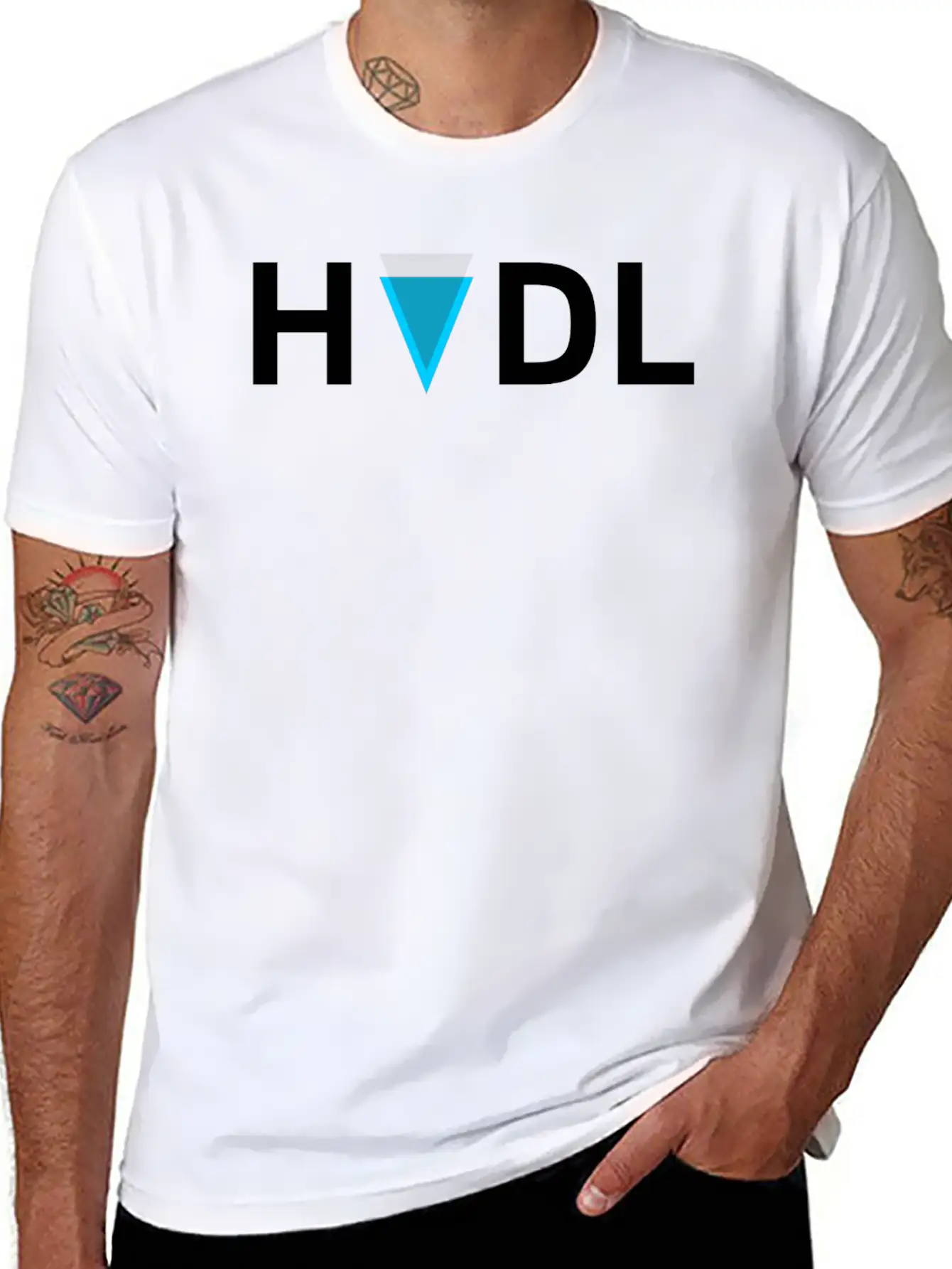 Verge XVG HODL Essential Cotton Tee For Daily Outfits – Unisex Style
