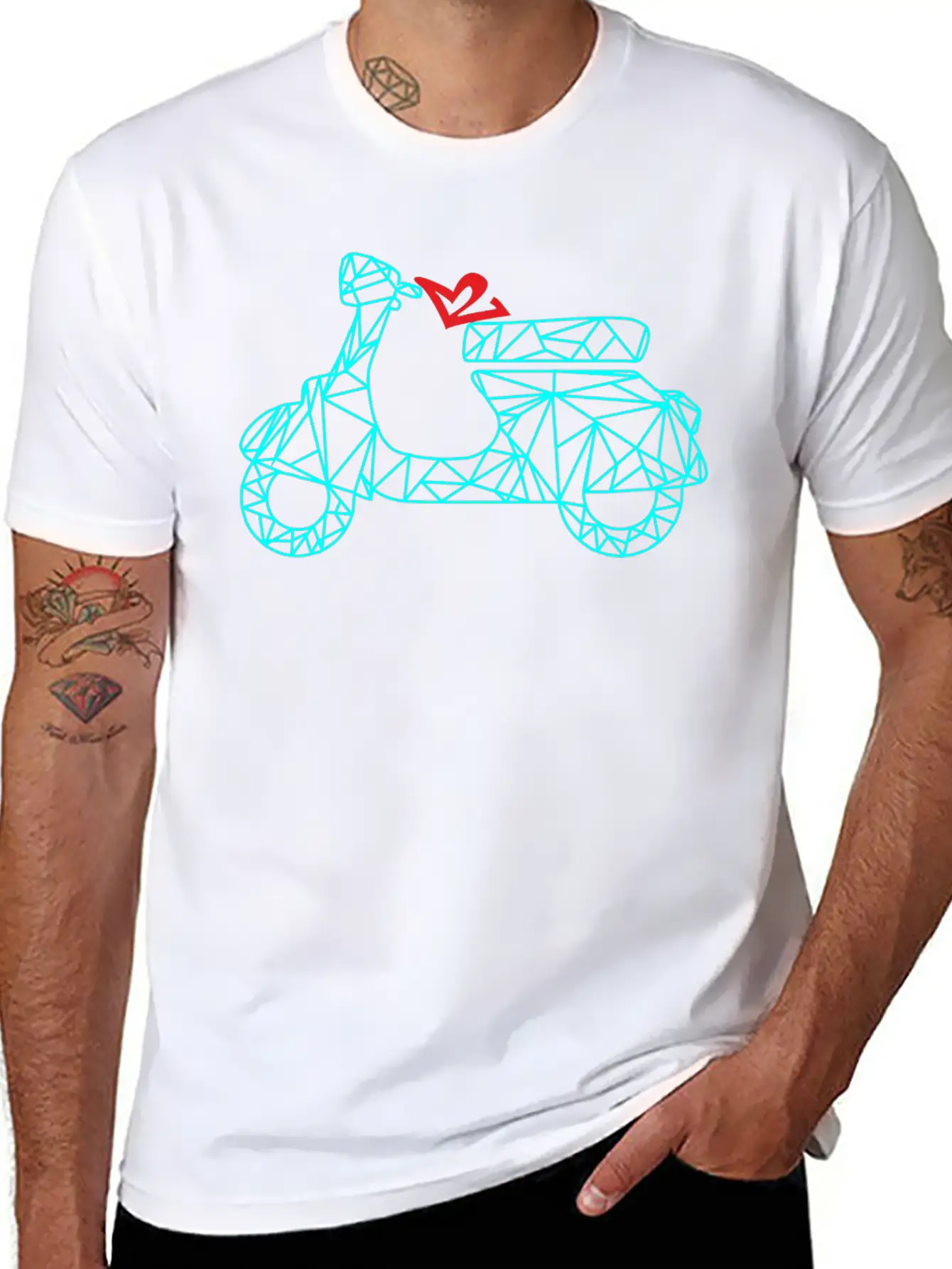 Vespa 02 Modern Fit Casual T-Shirt – Clean And Versatile Design