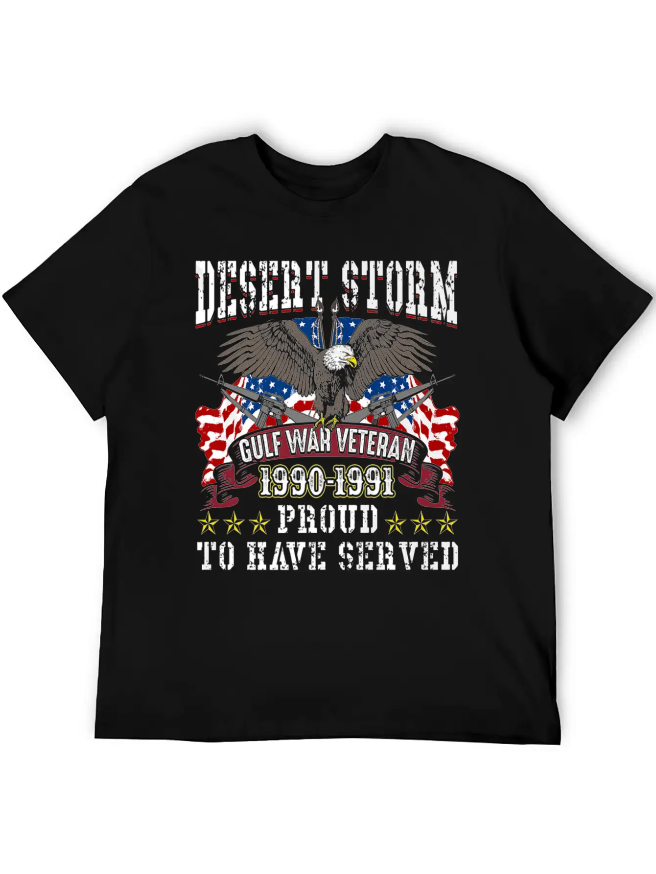 Veteran Gift-Desert Storm Veteran Design Desert St Basic Graphic T-Shirt – Daily Comfort In Soft Cotton