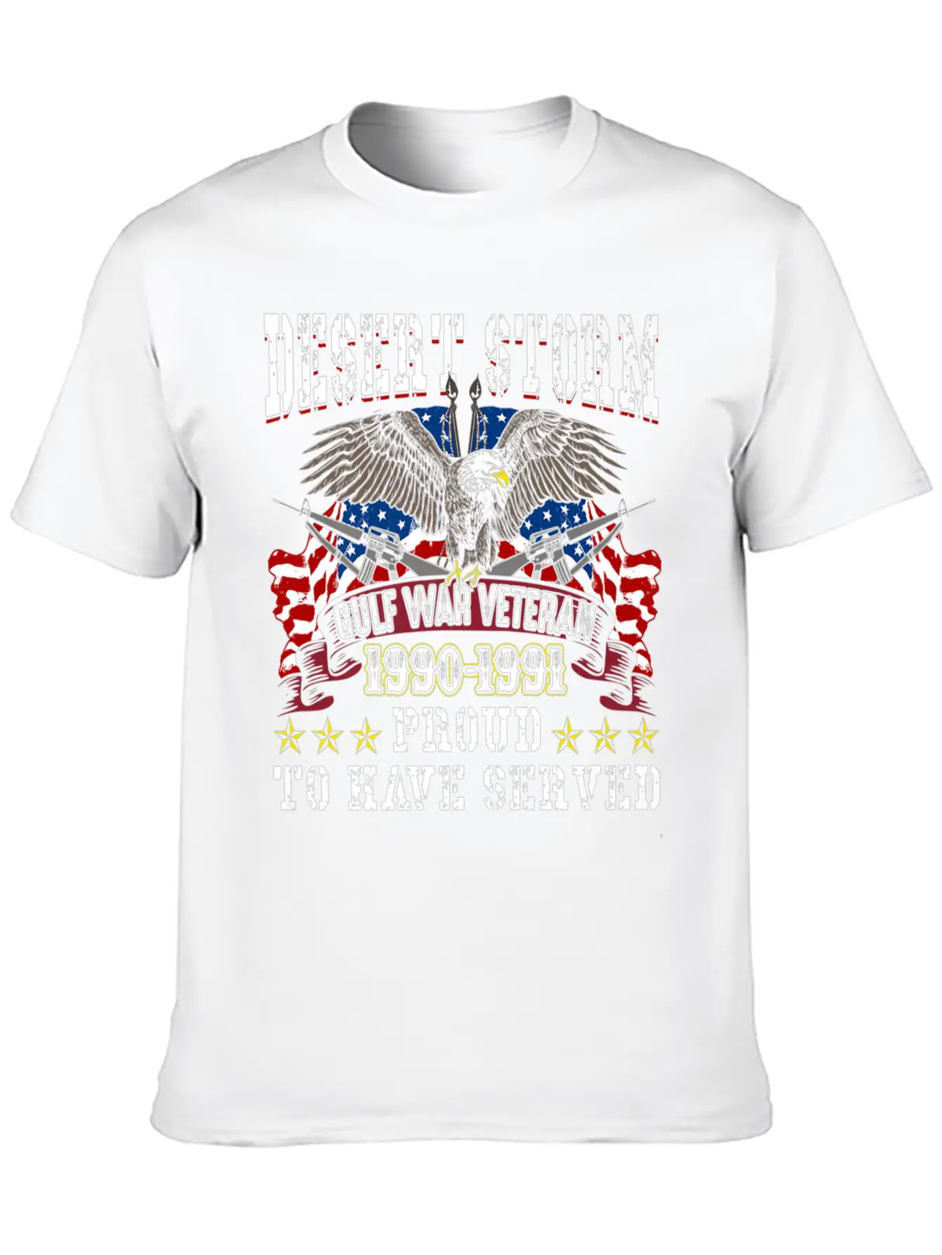 Veteran Gift-Desert Storm Veteran Design Desert St Basic Graphic T-Shirt – Daily Comfort In Soft Cotton