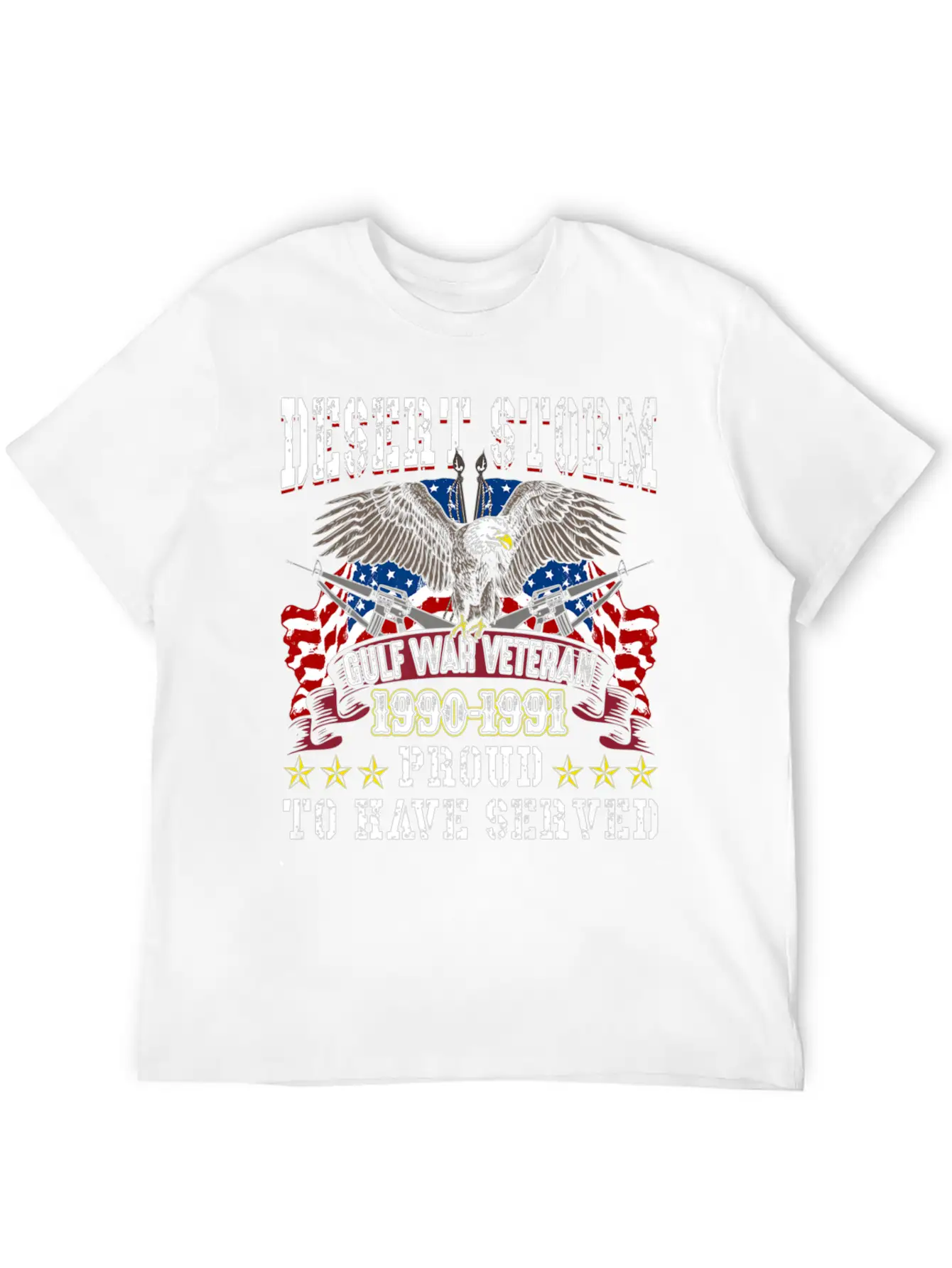 Veteran Gift-Desert Storm Veteran Design Desert St Basic Graphic T-Shirt – Daily Comfort In Soft Cotton